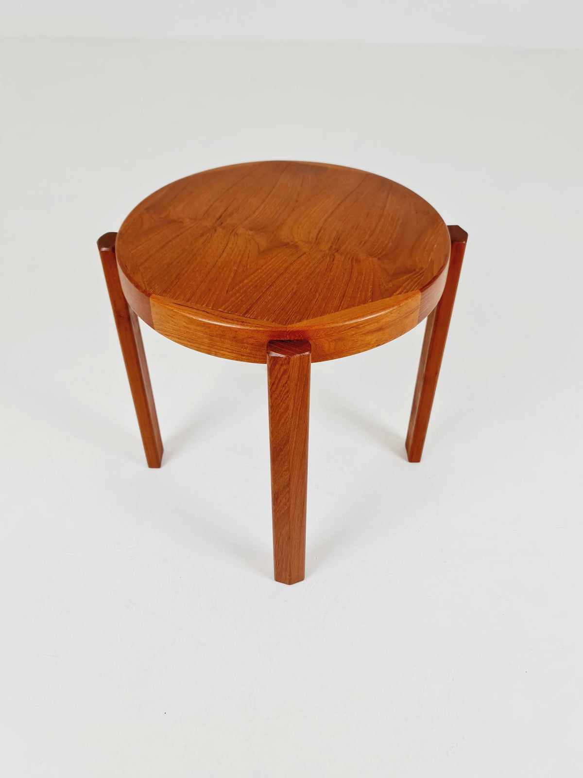 Midcentury Danish Solid teak side table By Toften Möbelfabikken 1960s