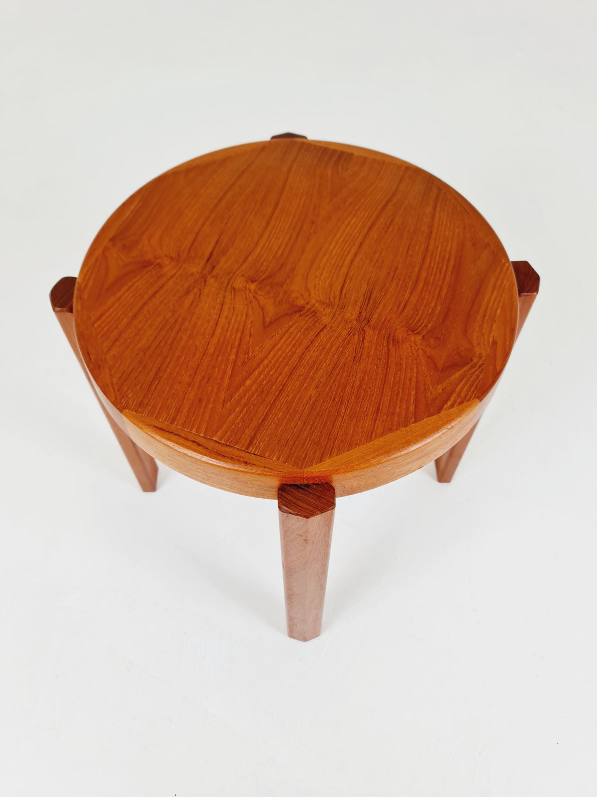 Midcentury Danish Solid teak side table By Toften Möbelfabikken 1960s