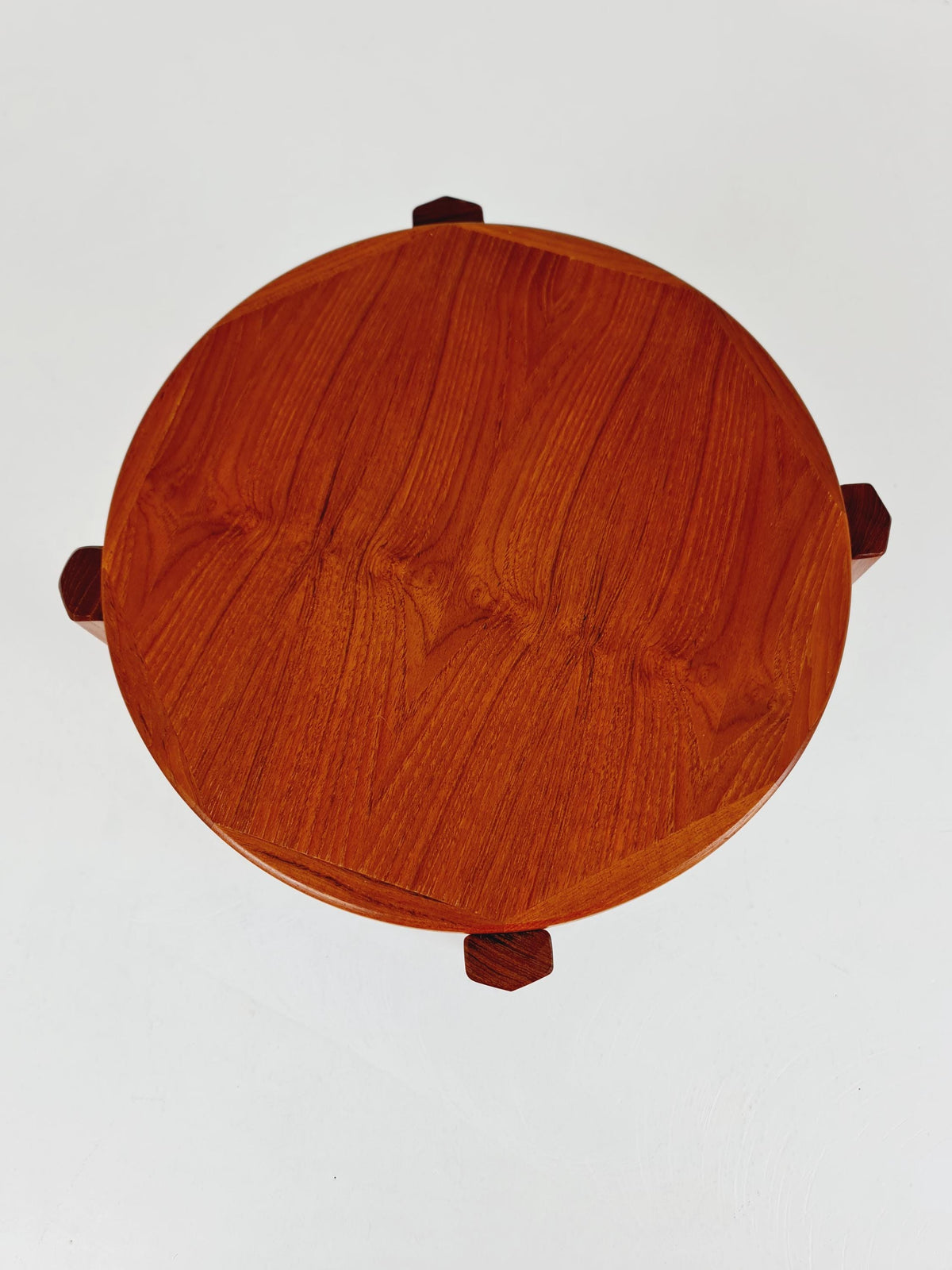 Midcentury Danish Solid teak side table By Toften Möbelfabikken 1960s