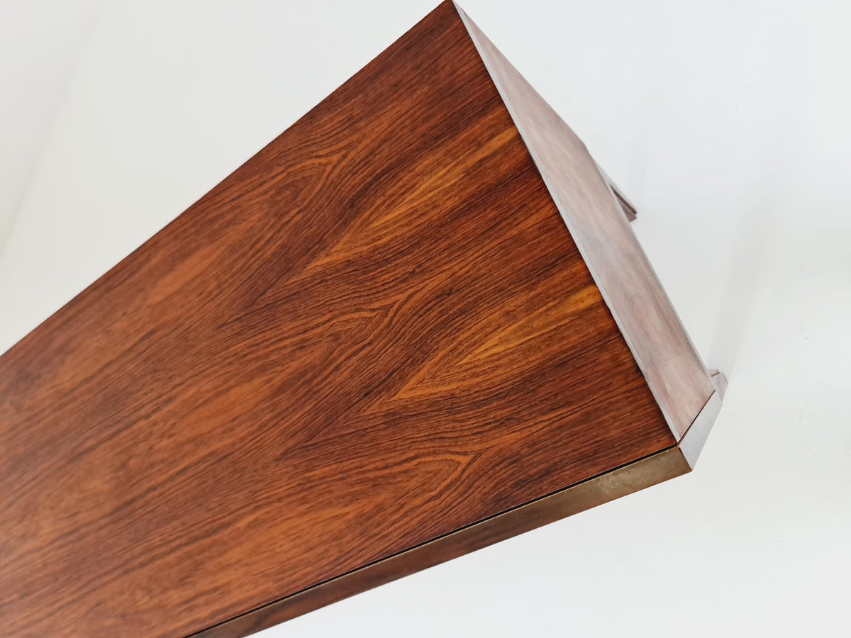 Rare Mid Century Modern German rosewood Sideboard by Palette Mööbel , 1950s