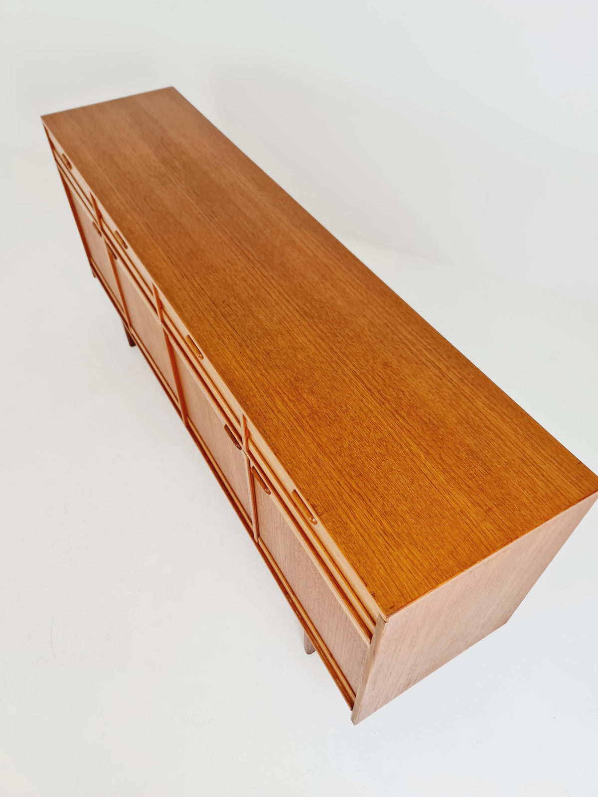 Mid Century Modern German teak Sideboard, chest of drawers By Mustring Germany, 1960s