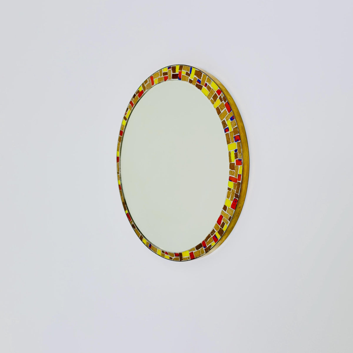 Mid-Century Mosaic Wall Mirror | 1960s Germany