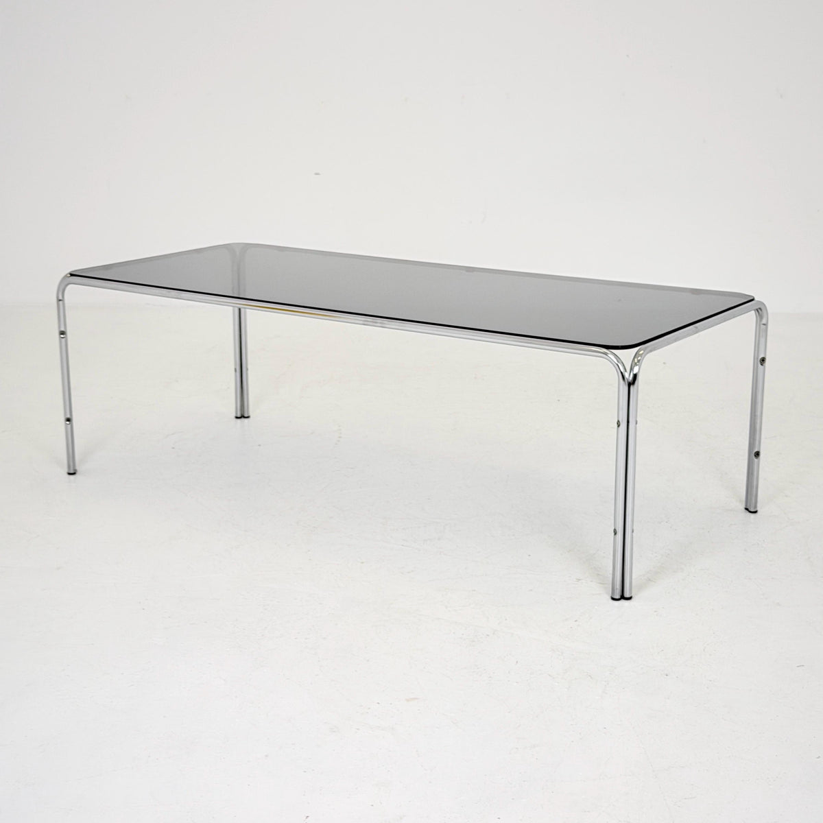 Extra Large mid Century Bauhaus Coffee Table, Huwa-Spiegel Parsol, West Germany 1970s