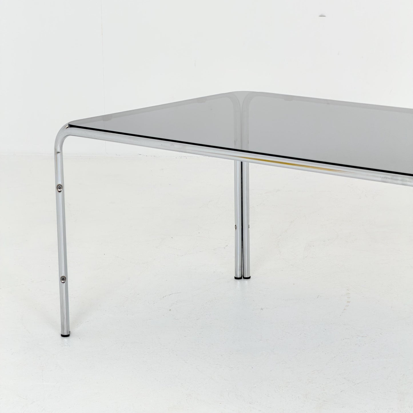Extra Large mid Century Bauhaus Coffee Table, Huwa-Spiegel Parsol, West Germany 1970s