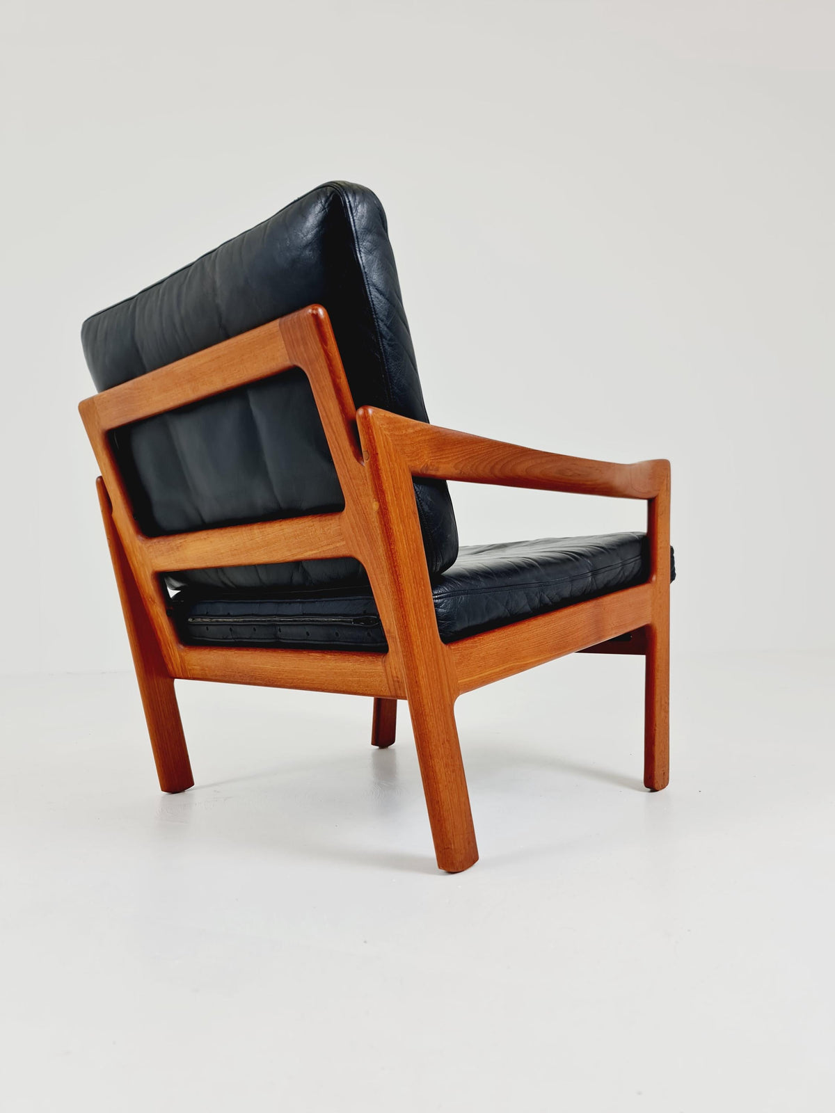 Mid century easy lounge chair by Illum Wikkeslo Eilersen in solid teak, 1960s,