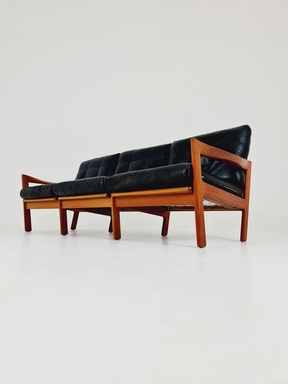 Mid century Sofa by Illum Wikkeslo Eilersen in solid teak, 1960s,