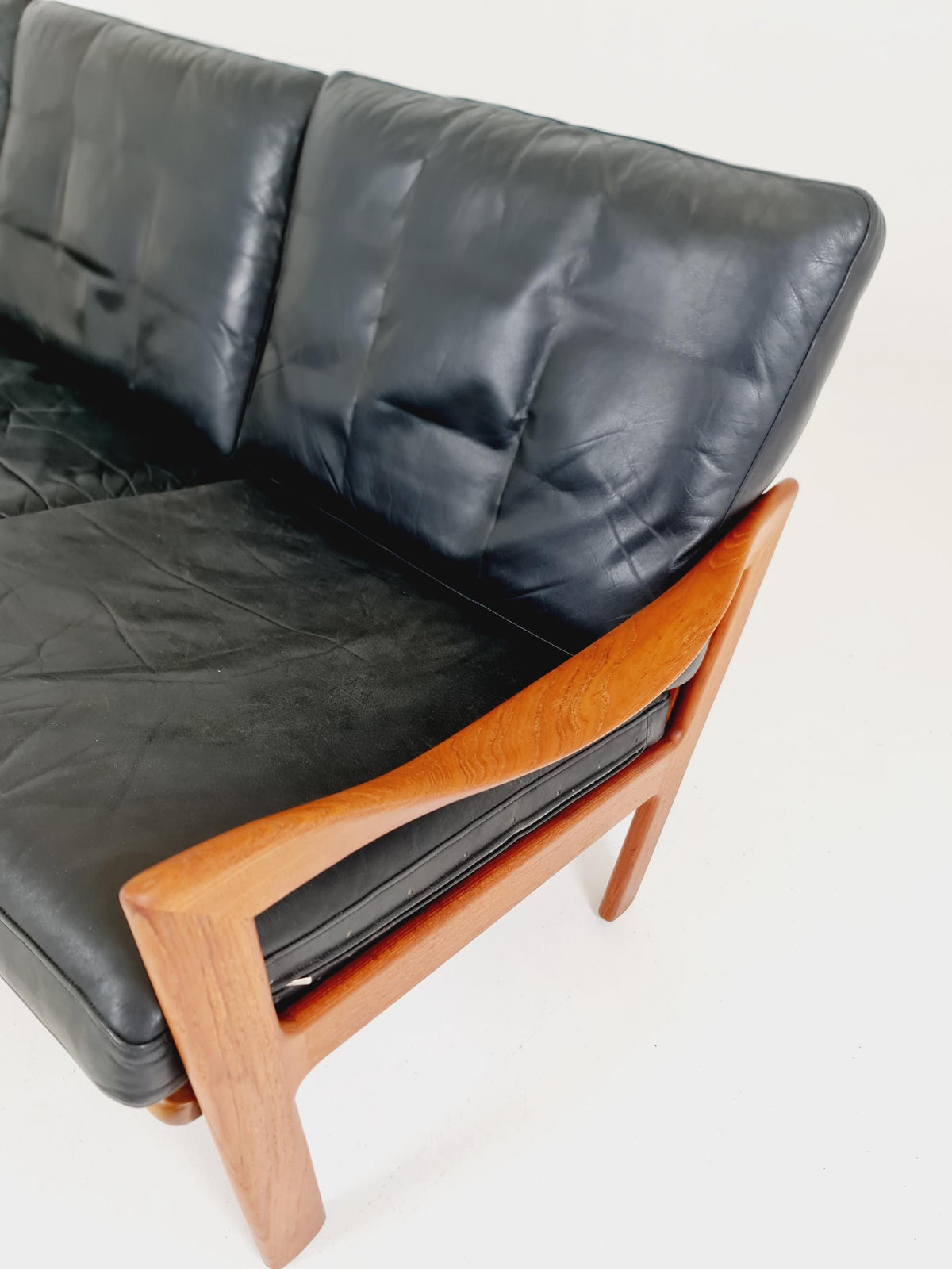 Mid century Sofa by Illum Wikkeslo Eilersen in solid teak, 1960s,