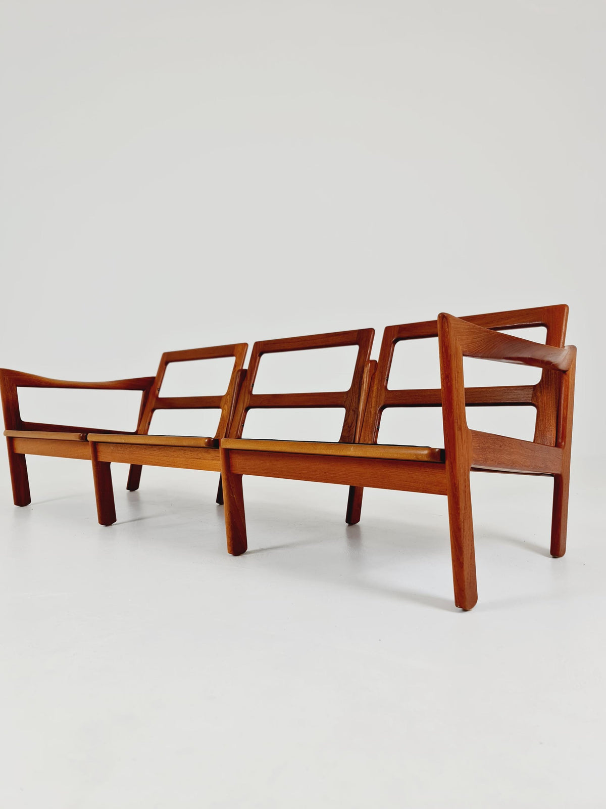 Mid century Sofa by Illum Wikkeslo Eilersen in solid teak, 1960s,