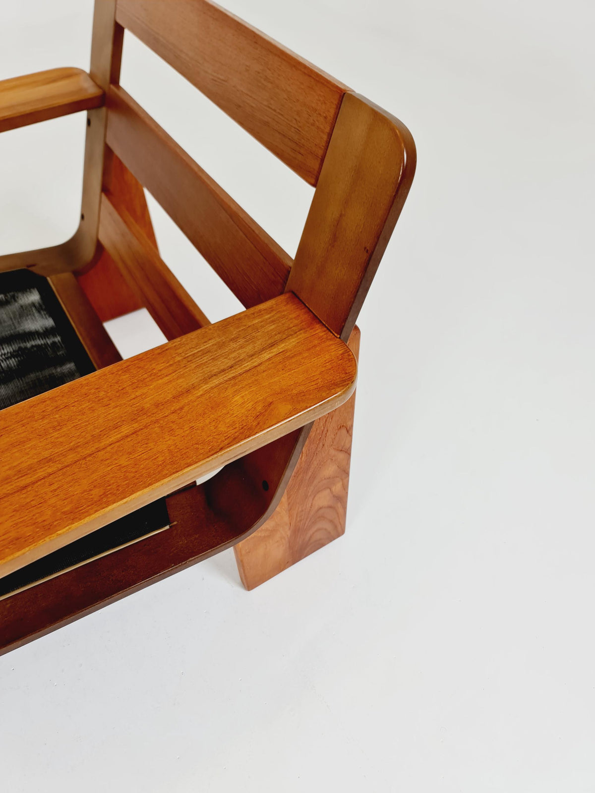 Rare Mid-Century Dansih Modern Teak lounge chairs 1970s – Newly Upholstered Set of 2