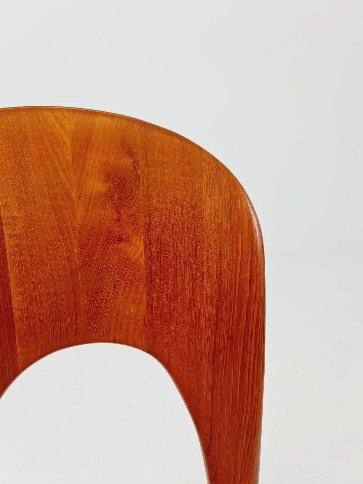 Vintage Danish solid teak dining chair by Niels Koefoed for Koefoed Hornslet , 1960s,