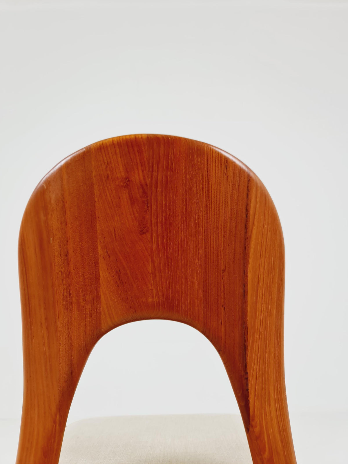 Vintage Danish solid teak dining chair by Niels Koefoed for Koefoed Hornslet , 1960s,