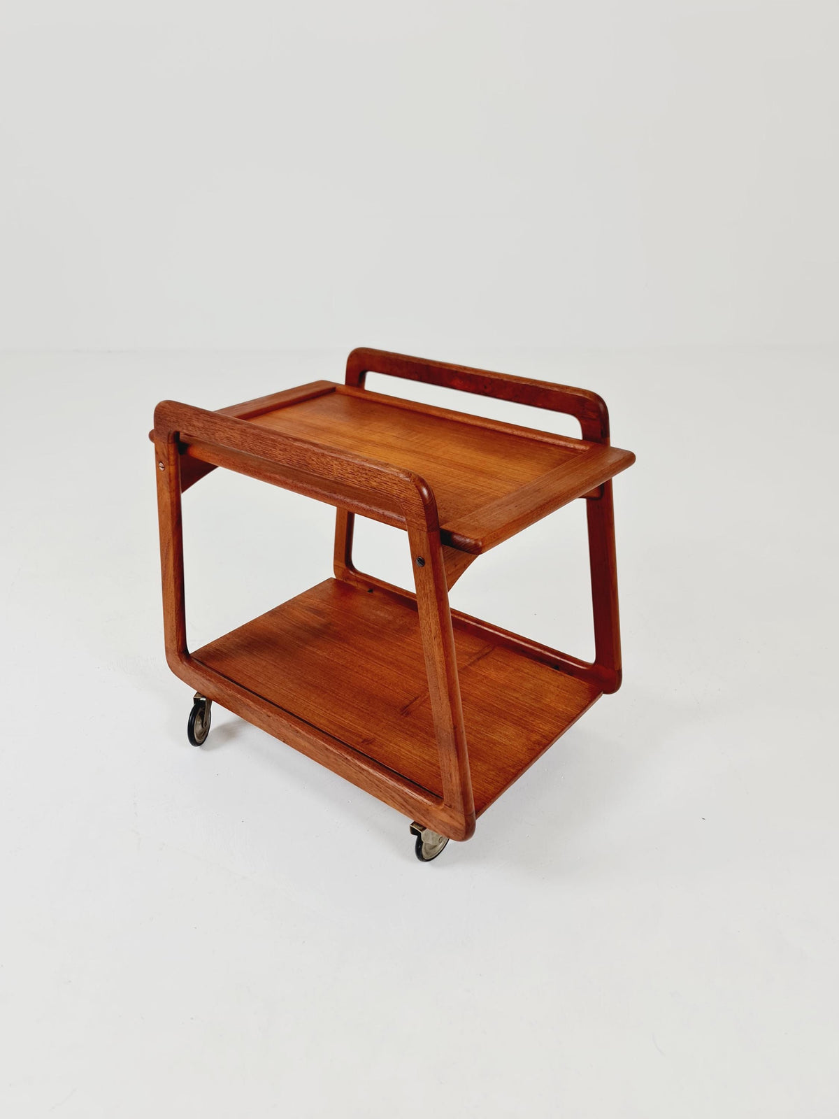 Vintage mid century danish trolley in solid teak/ bar cart By SIKA Mobler , 1960s