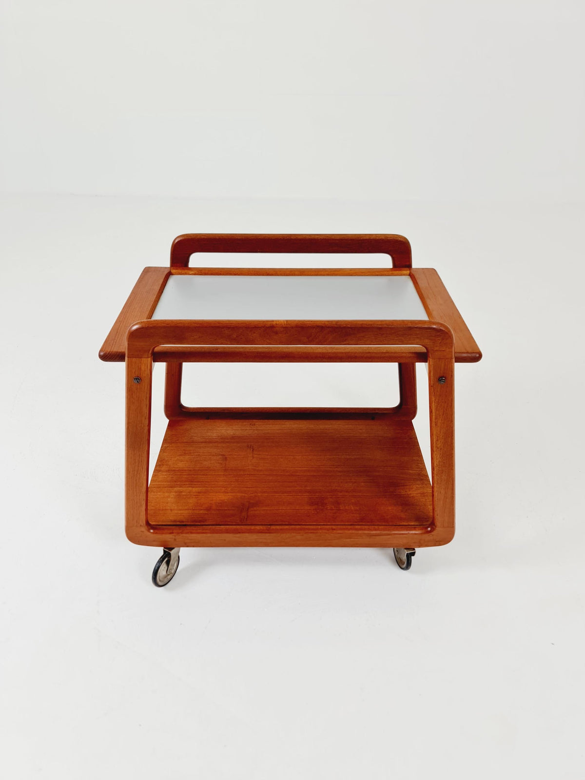 Vintage mid century danish trolley in solid teak/ bar cart By SIKA Mobler , 1960s