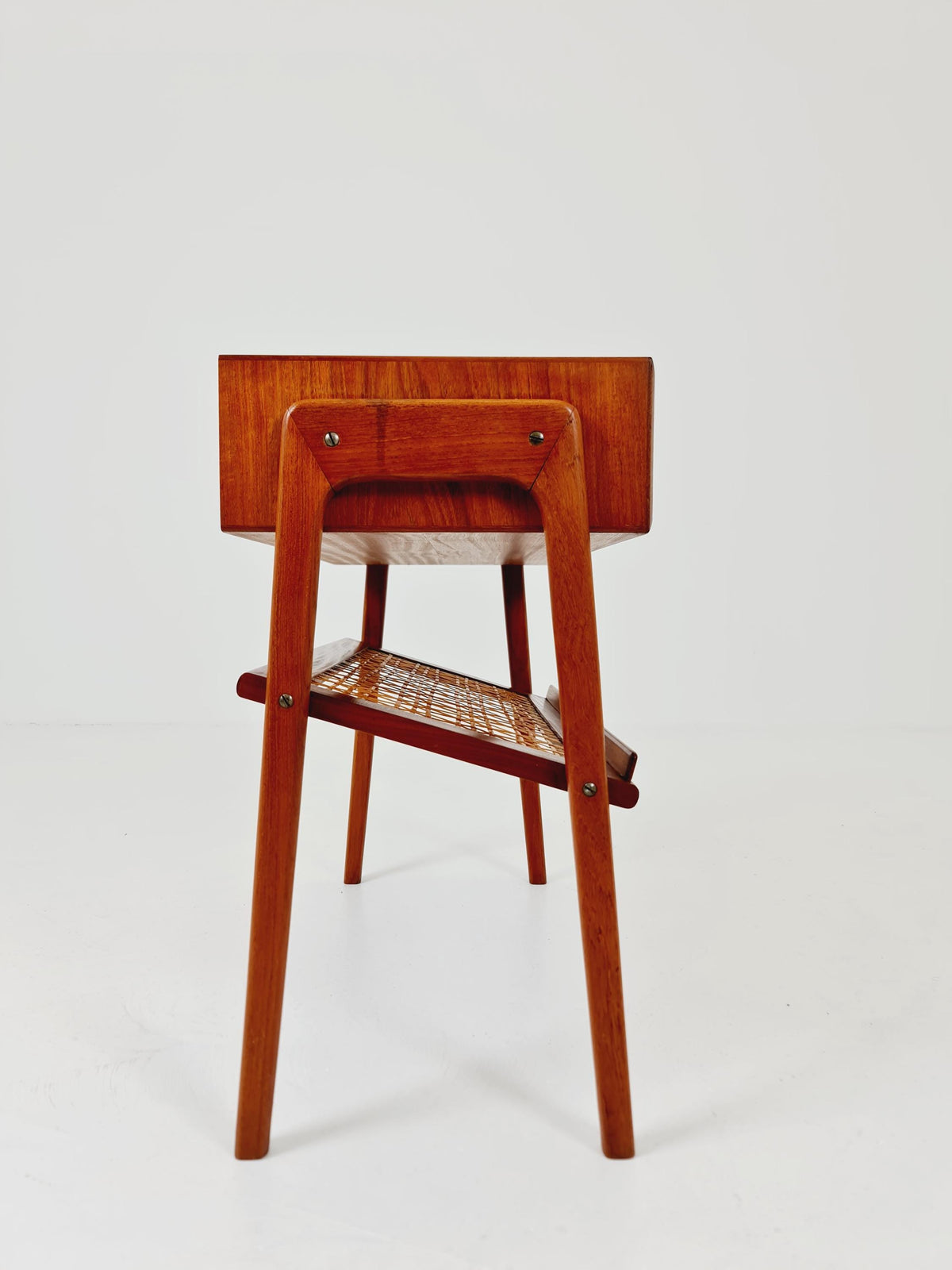 Midcentury danish Teak Vintage Side table/Nightstand By Ronde 1960s