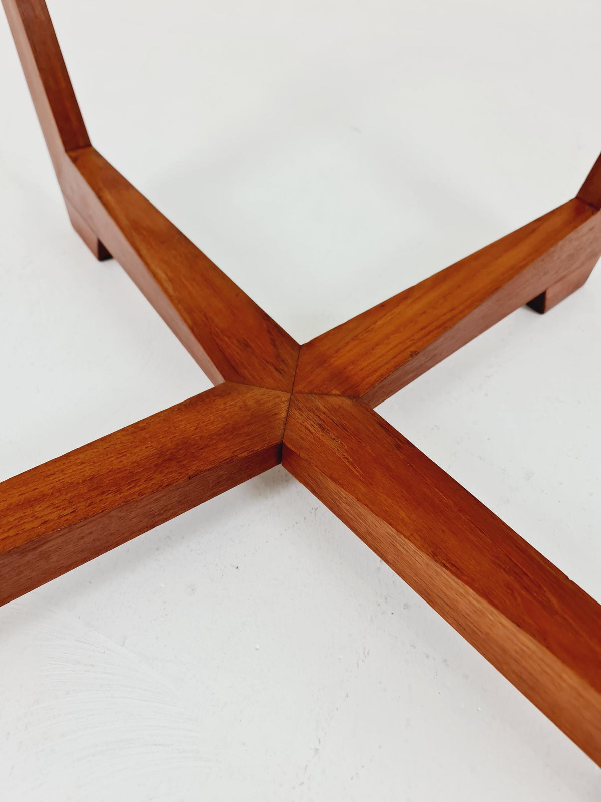 vintage teak and Glass coffe table by Wilhelm Renz 1960