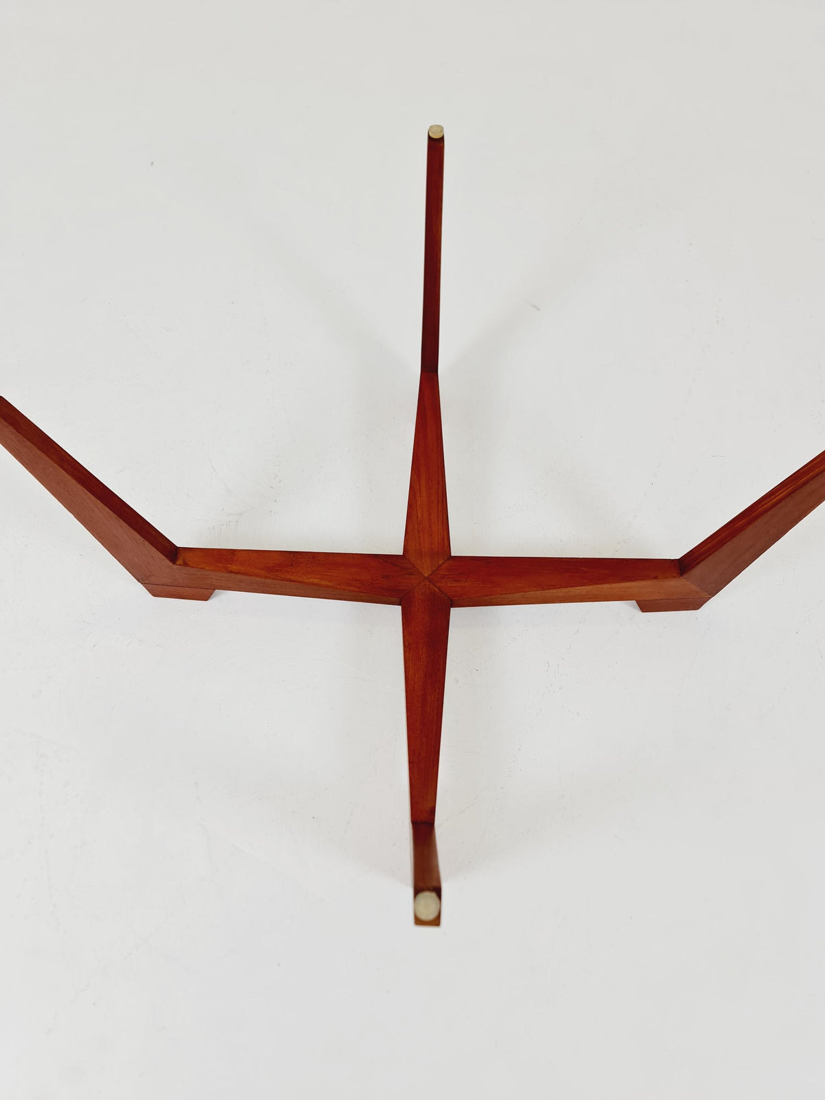 vintage teak and Glass coffe table by Wilhelm Renz 1960