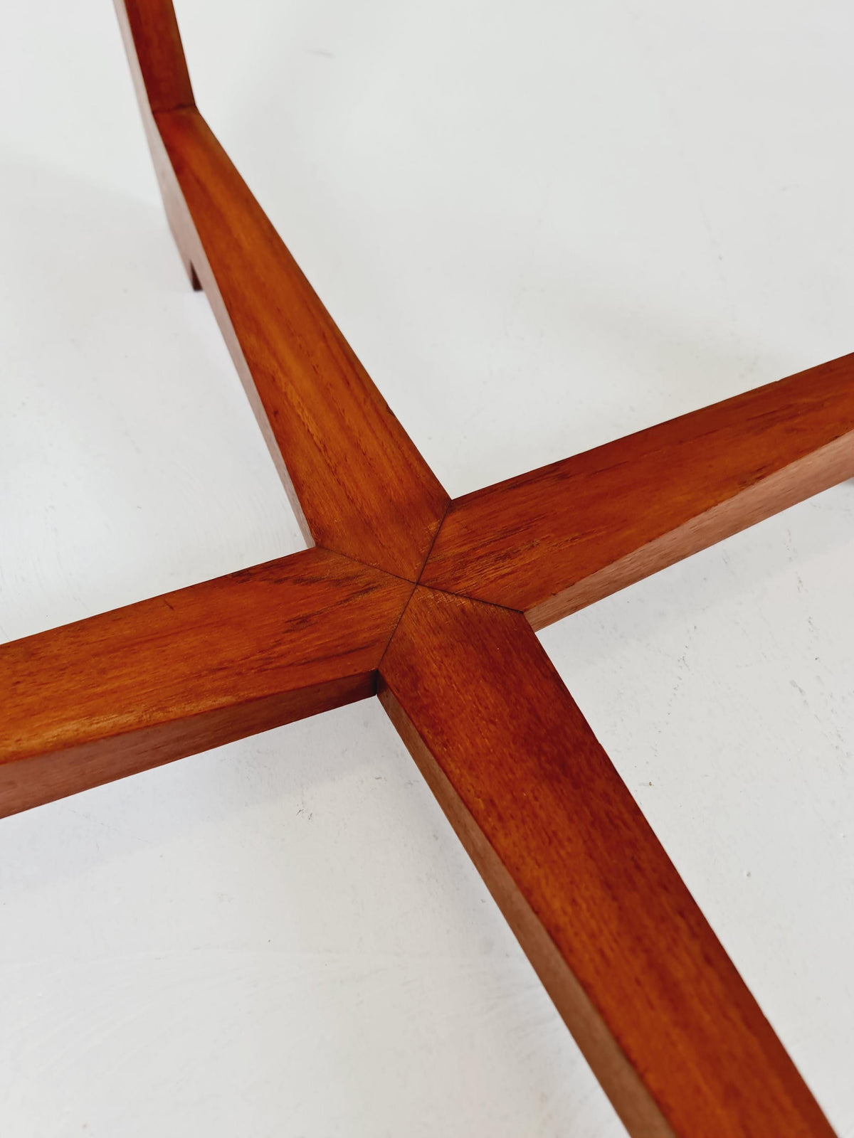 vintage teak and Glass coffe table by Wilhelm Renz 1960