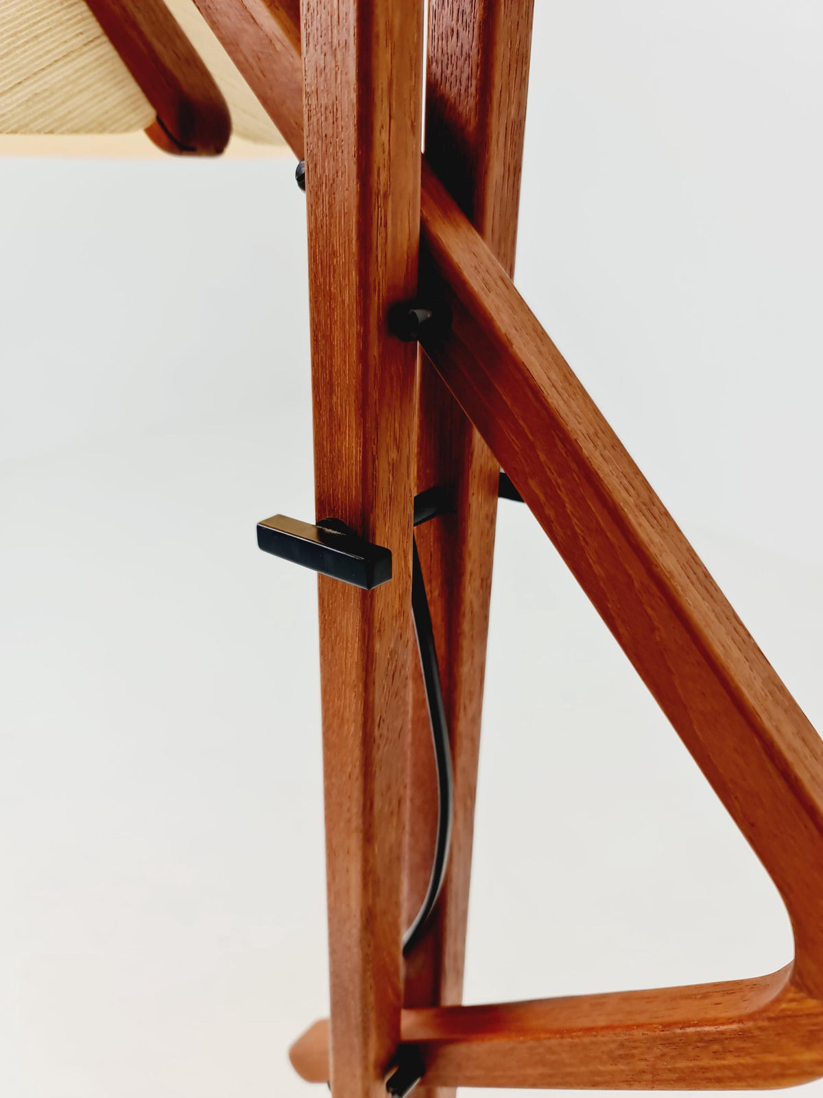 Vintage Danish Teak floor lamp by DOMUS 1970s