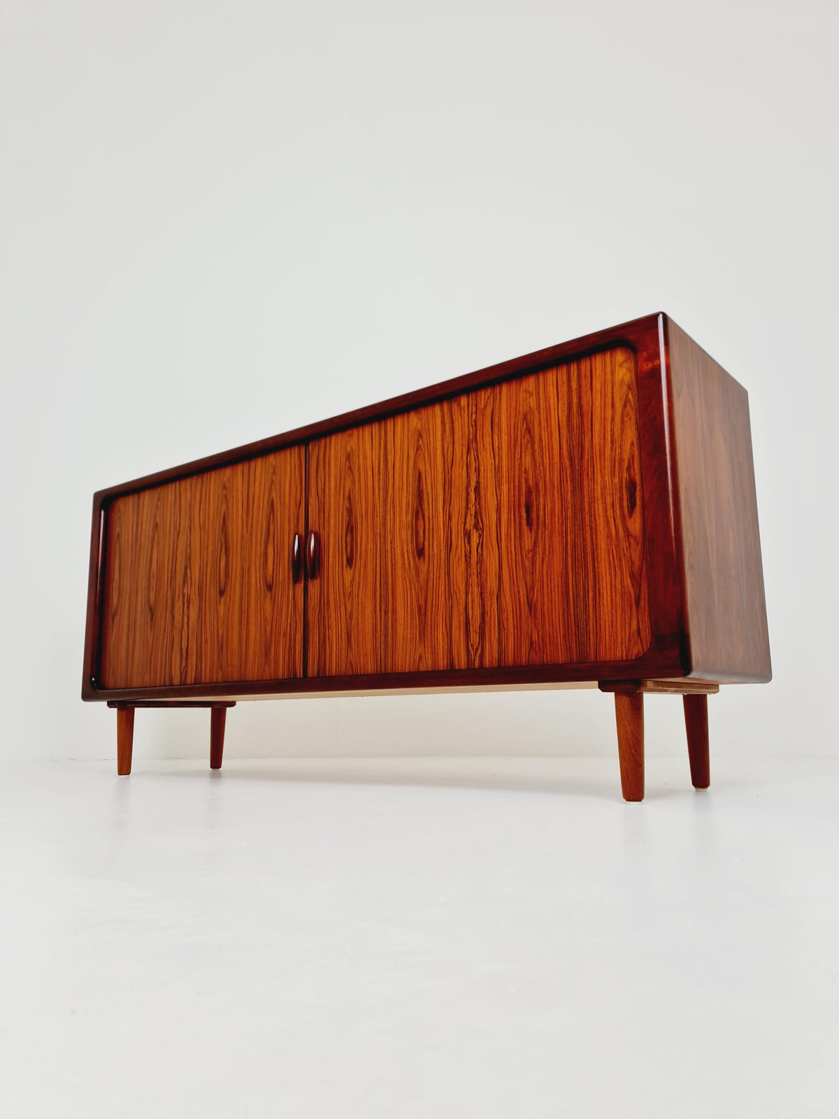 MidCentury Danish Rosewood Tambour Doors Sideboard by Dyrlund ,1960s