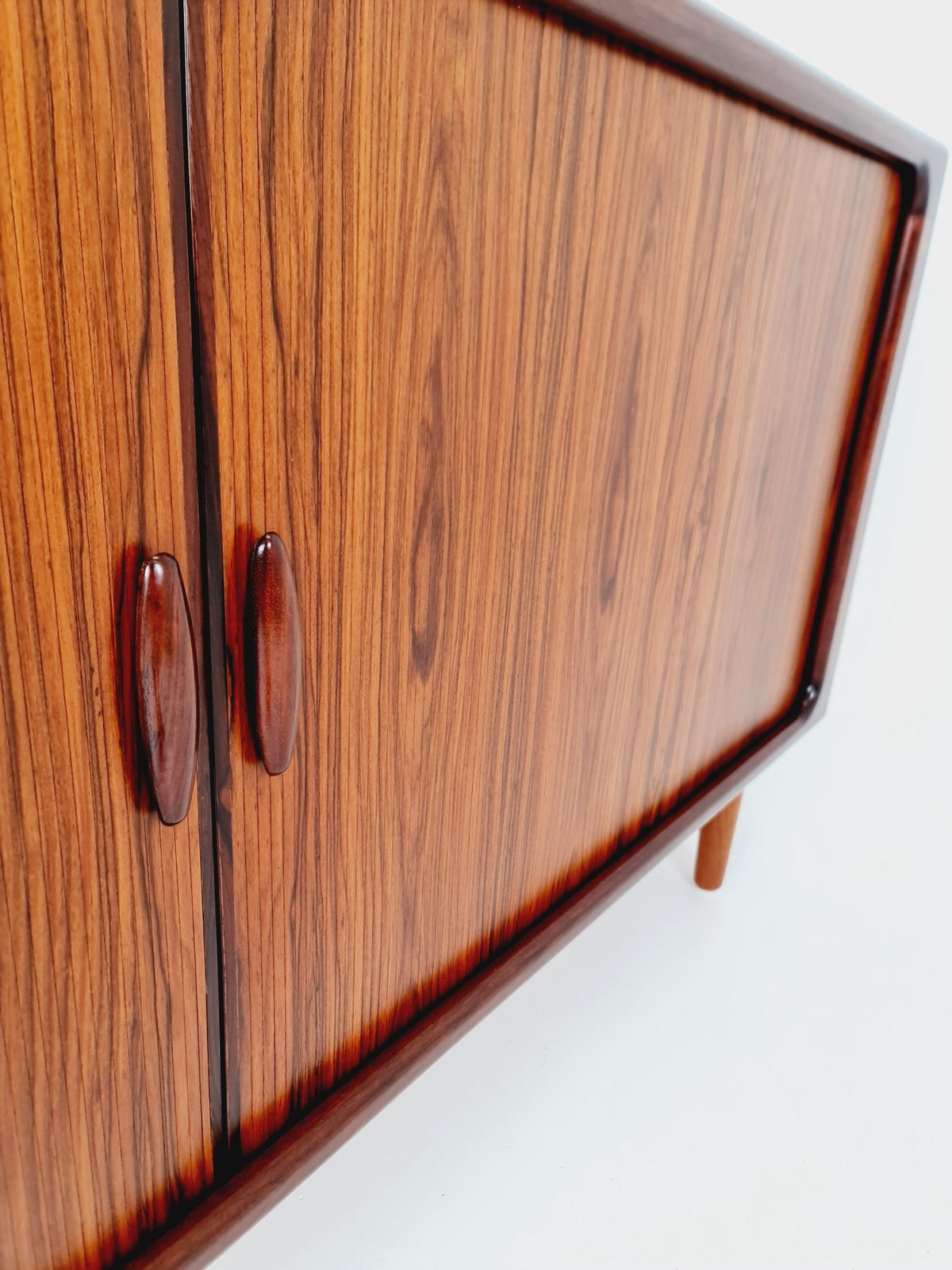 MidCentury Danish Rosewood Tambour Doors Sideboard by Dyrlund ,1960s