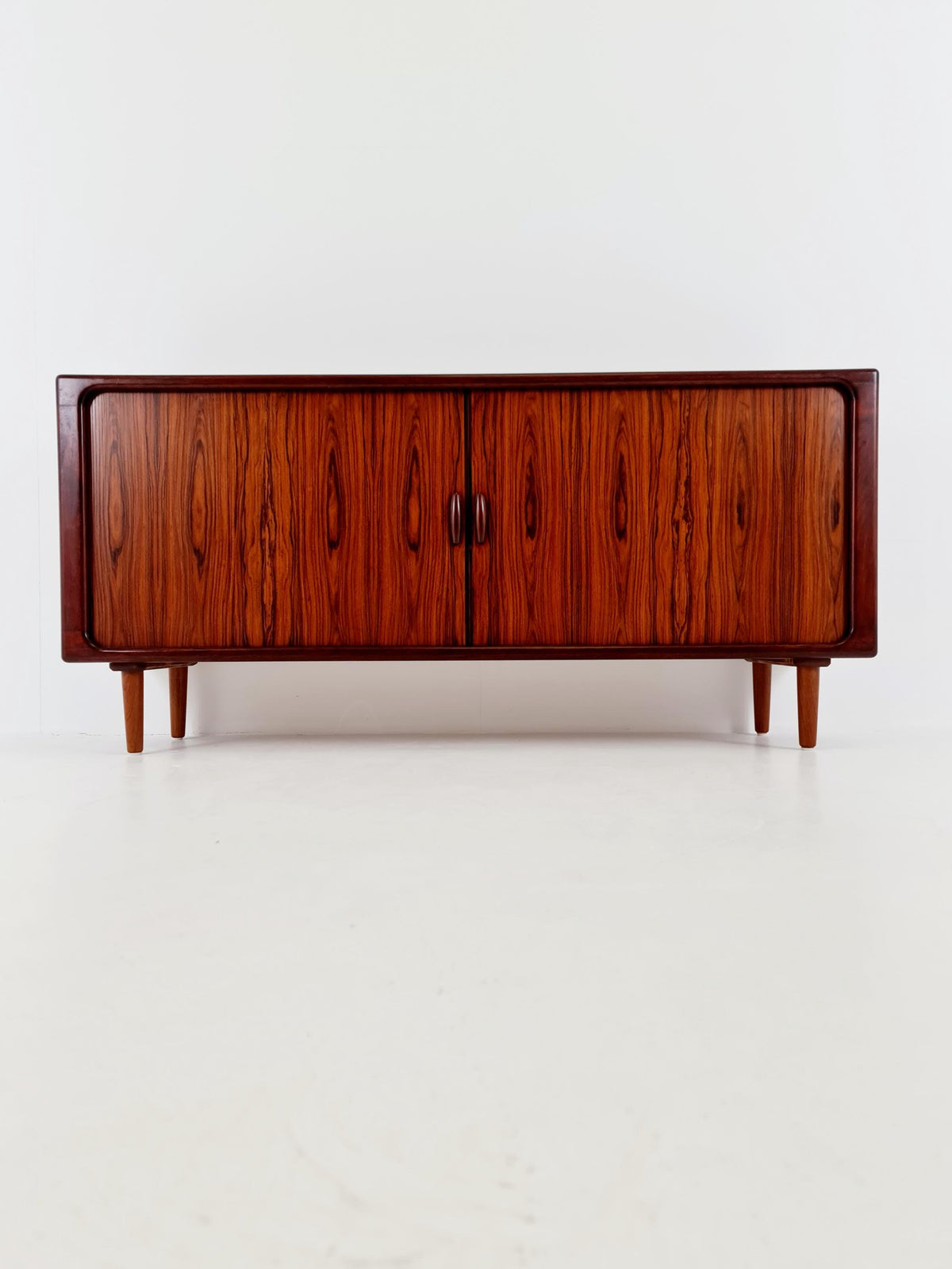 MidCentury Danish Rosewood Tambour Doors Sideboard by Dyrlund ,1960s