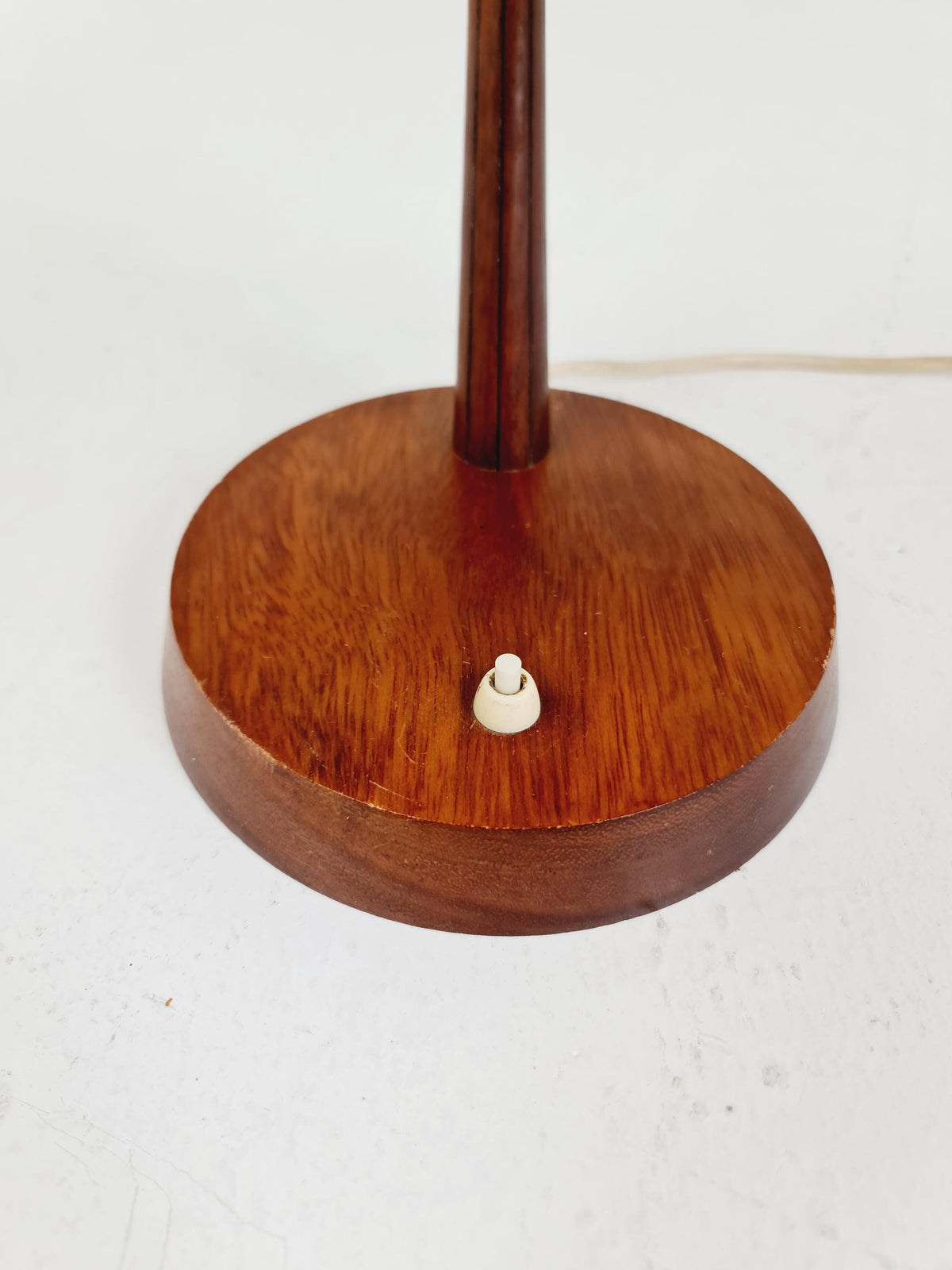 Mid century Teak and brass table lamp by Frits muller for Temde , 1960s