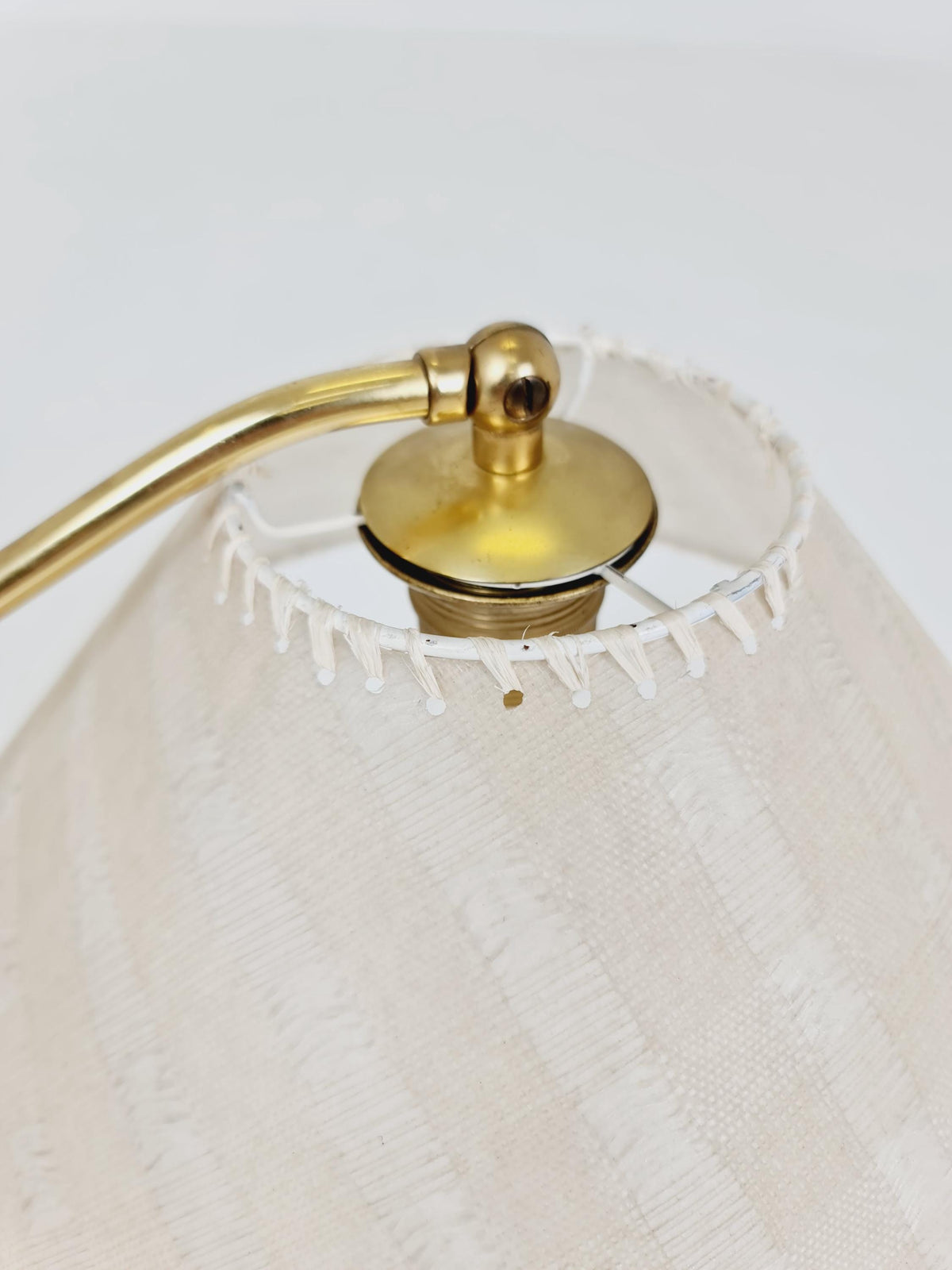 Mid century Teak and brass table lamp by Frits muller for Temde , 1960s