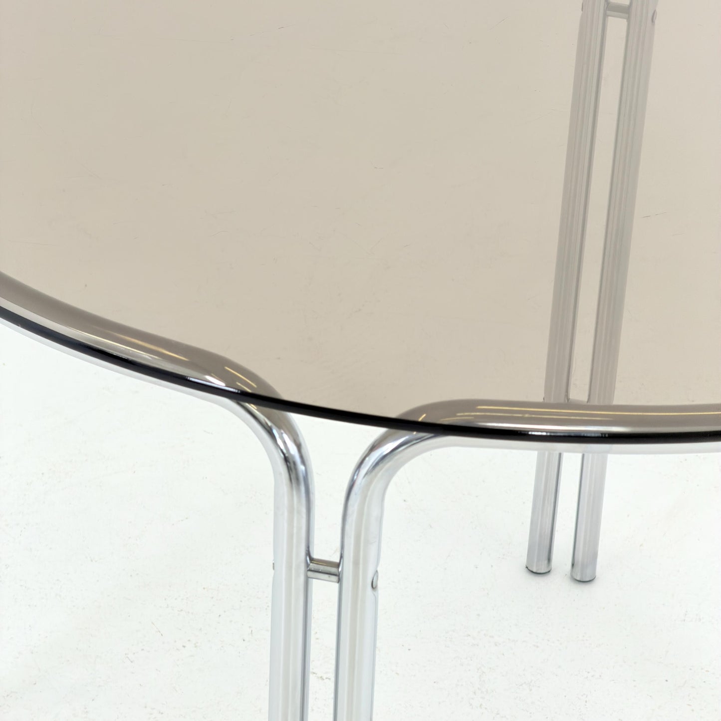 Mid-Century Italian Round Dining Table by Gastone Rinaldi, 1970s