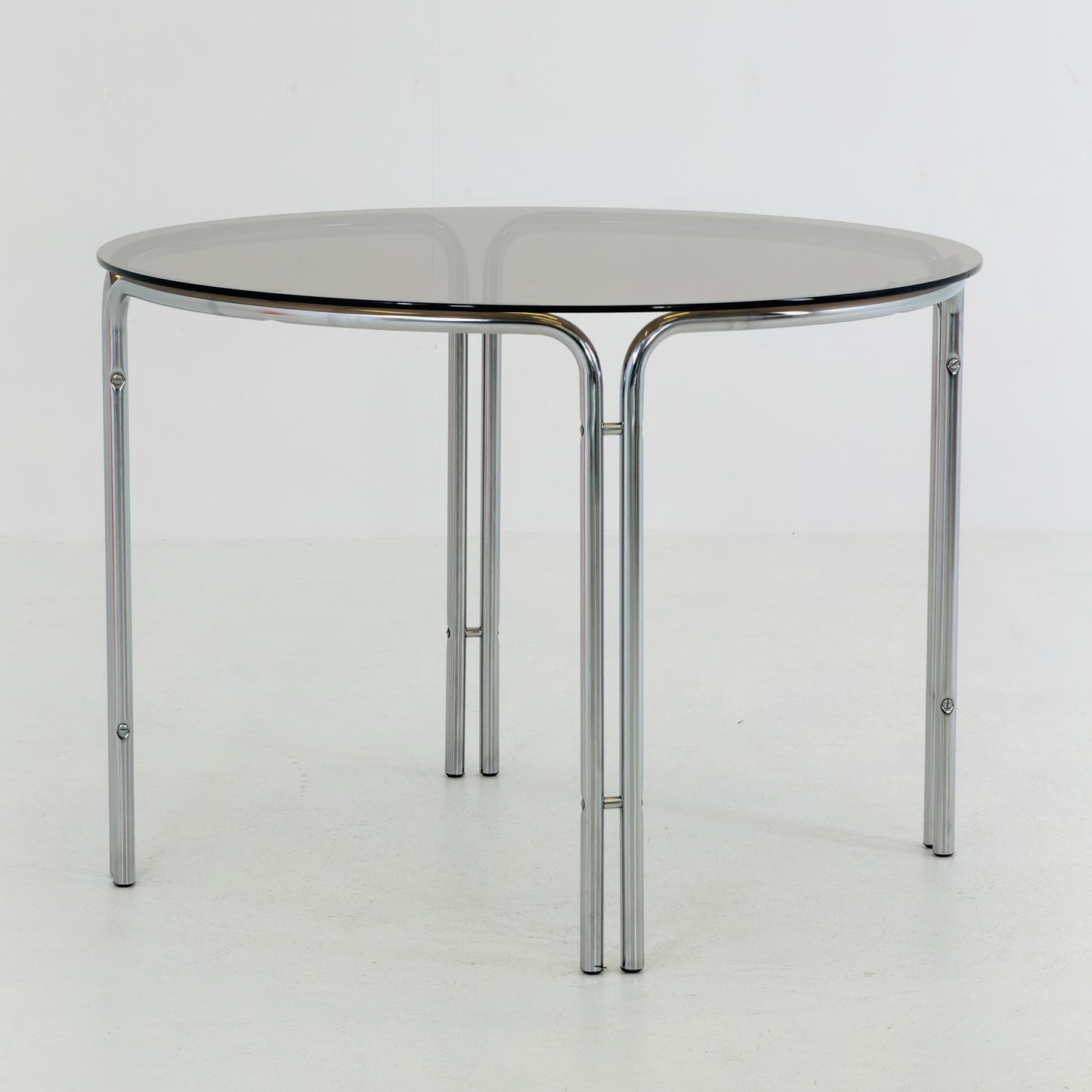 Mid-Century Italian Round Dining Table by Gastone Rinaldi, 1970s