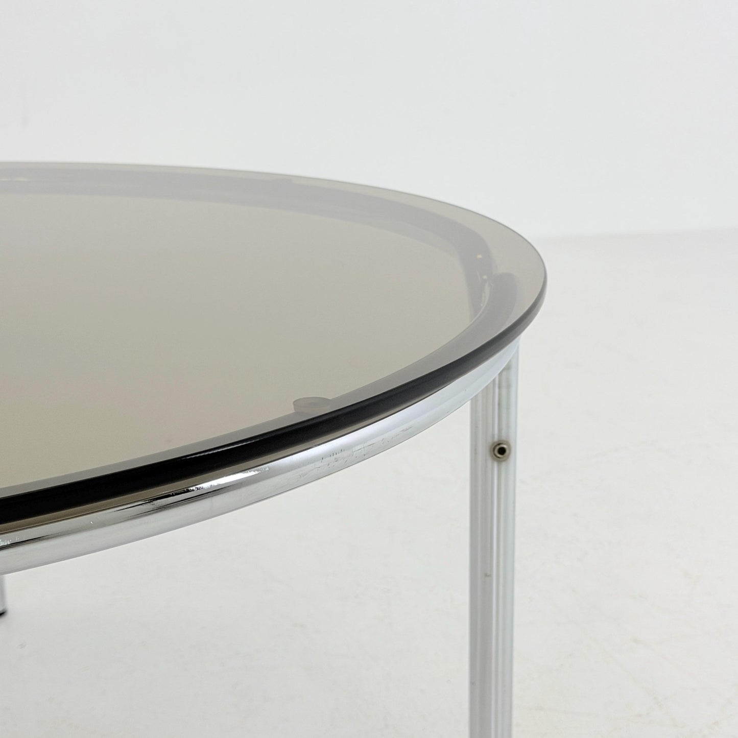Mid-Century Italian Round Coffee Table by Gastone Rinaldi, 1970s