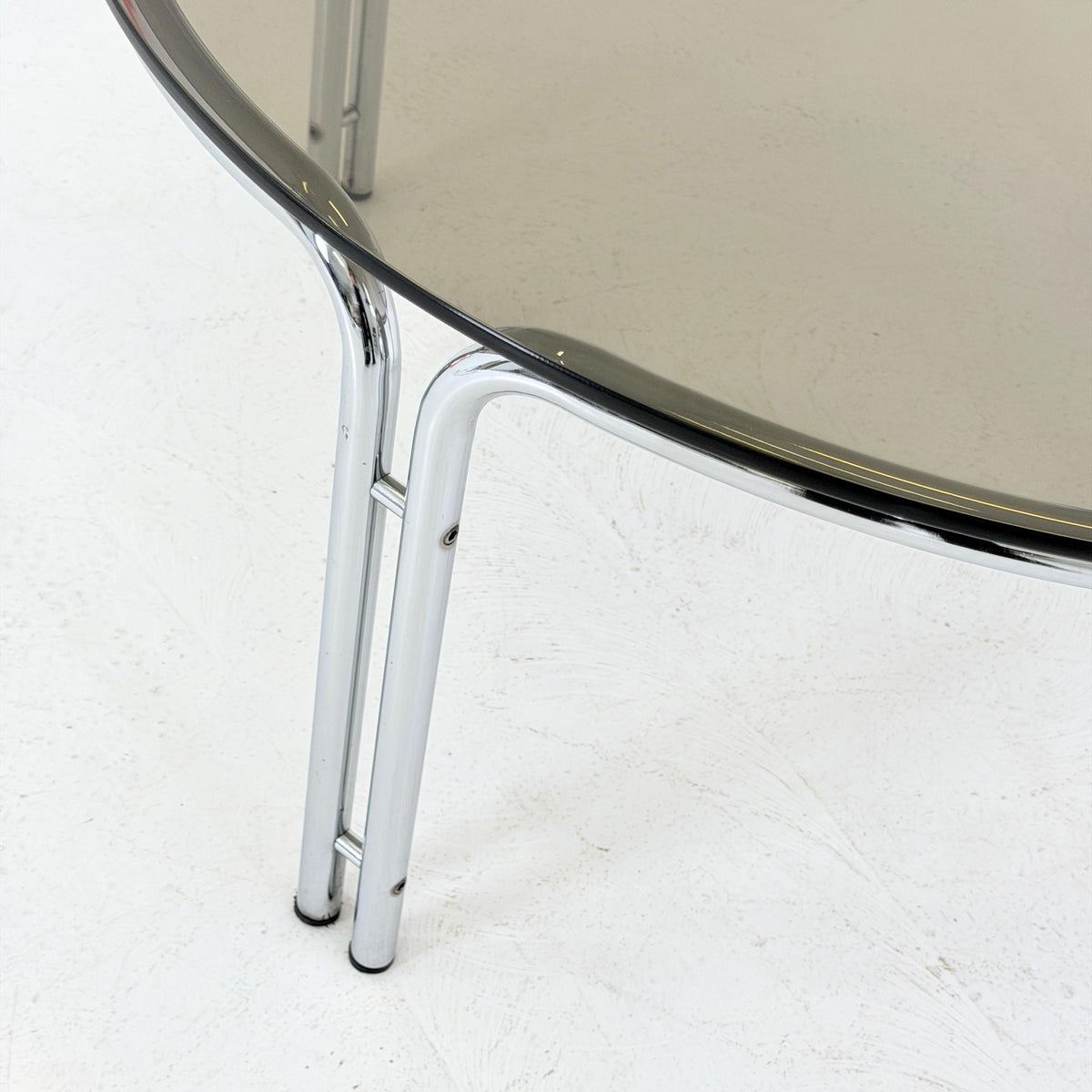 Mid-Century Italian Round Coffee Table by Gastone Rinaldi, 1970s