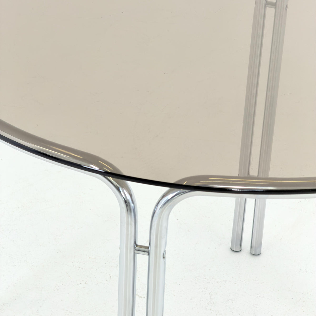 Mid-Century Italian Round Coffee Table by Gastone Rinaldi, 1970s