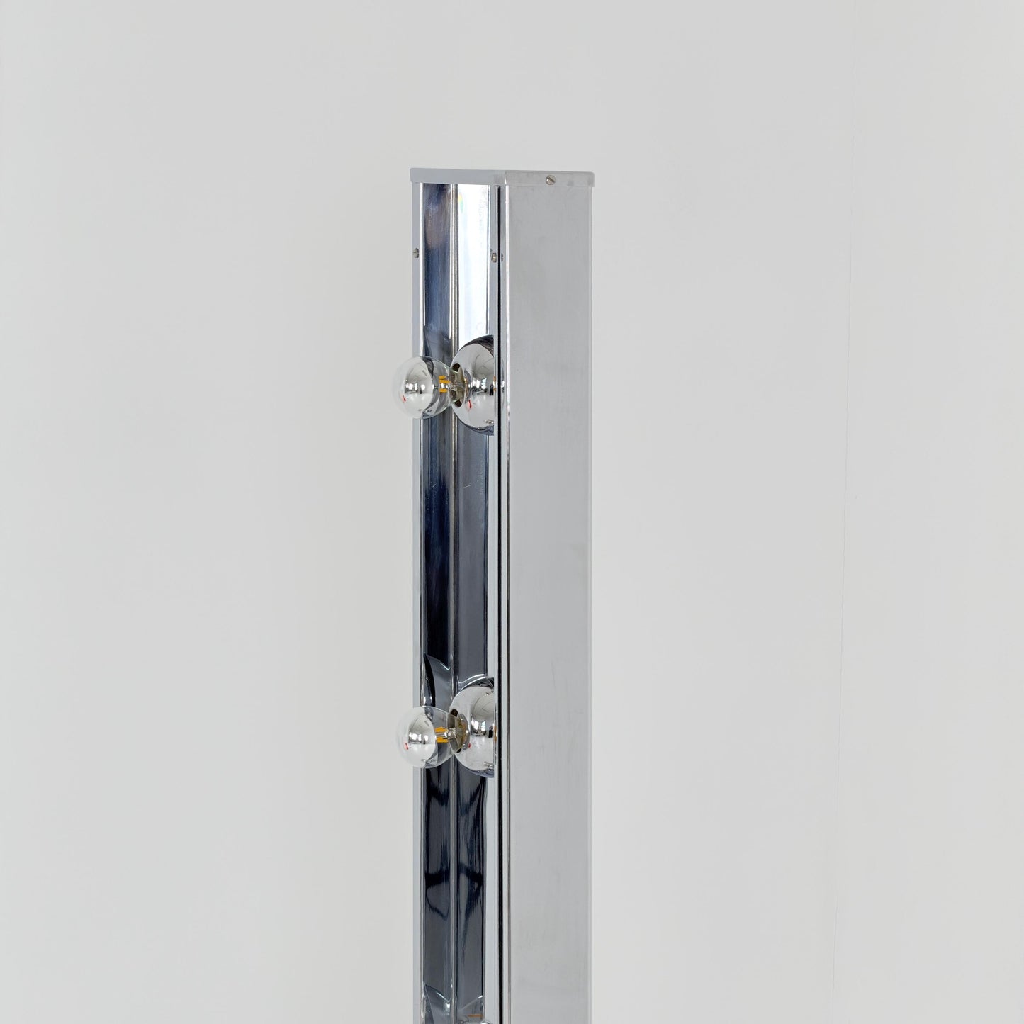 Rare Mid-Century Chrome Floor Lamp | Sputnik Space Age Lamp | Italian Design 1980s |