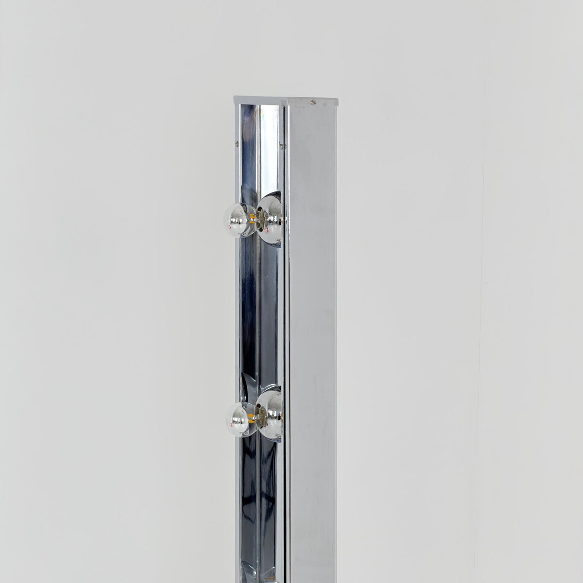 Rare Mid-Century Chrome Floor Lamp | Sputnik Space Age Lamp | Italian Design 1980s |