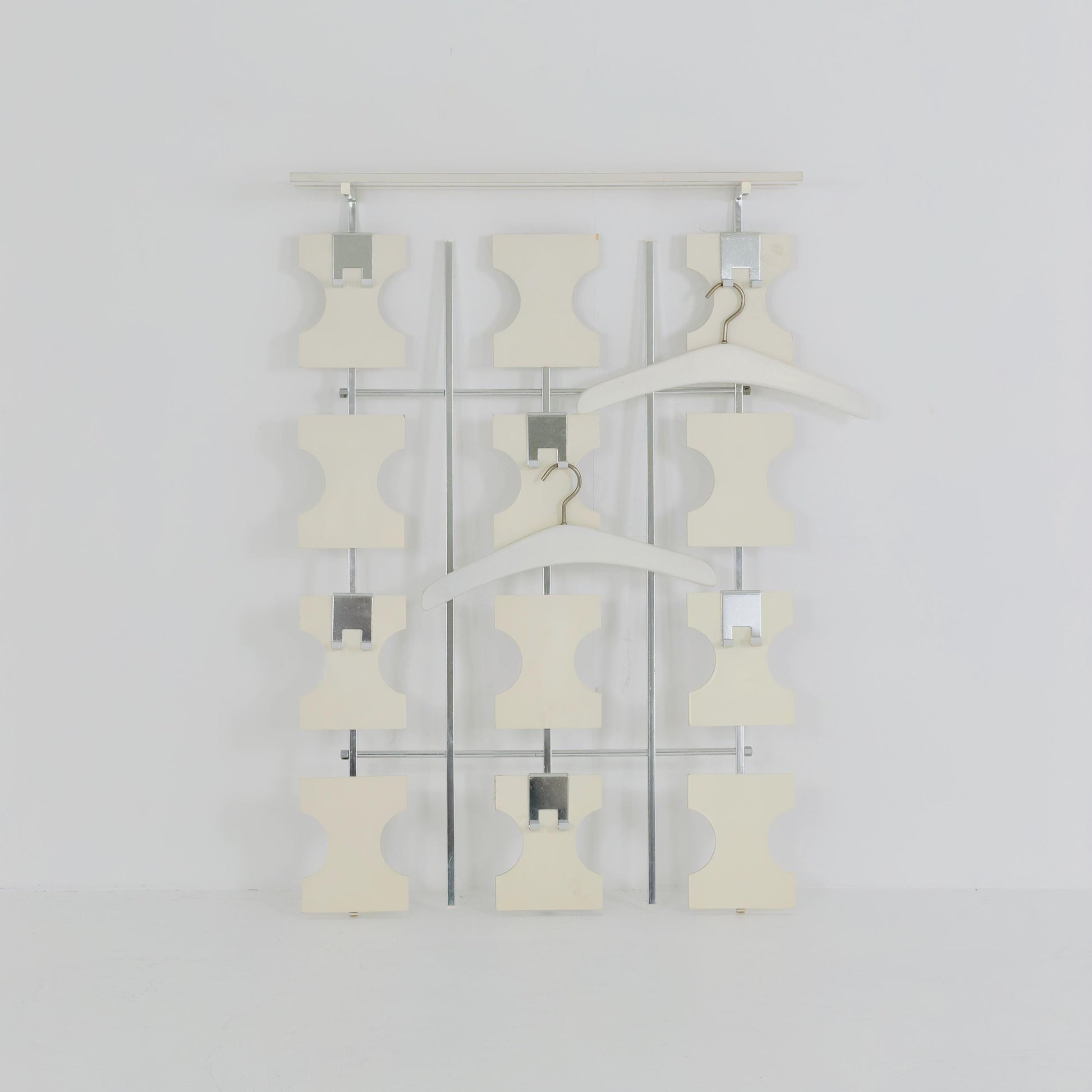 Rare Mid Century Wall Mounted Coat Rack | Modular German Design | 1970s Germany