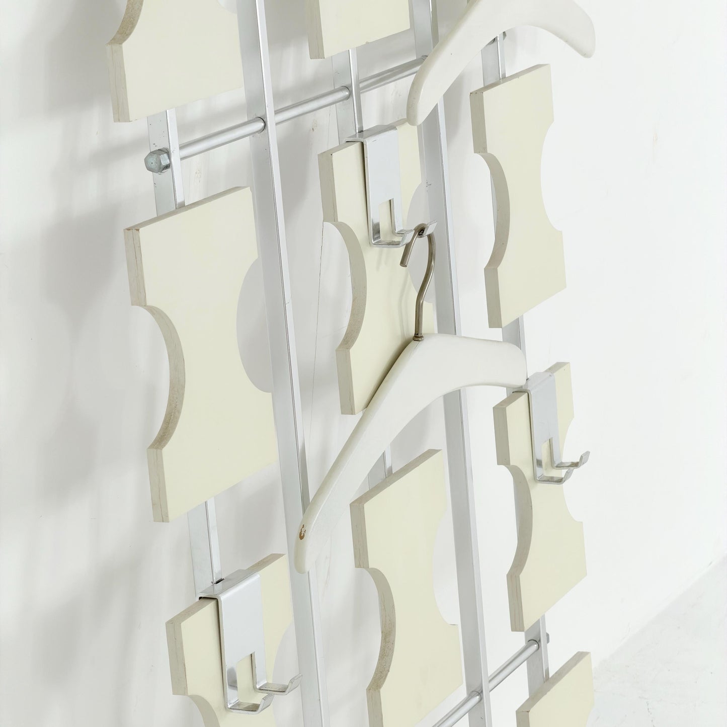 Rare Mid Century Wall Mounted Coat Rack | Modular German Design | 1970s Germany