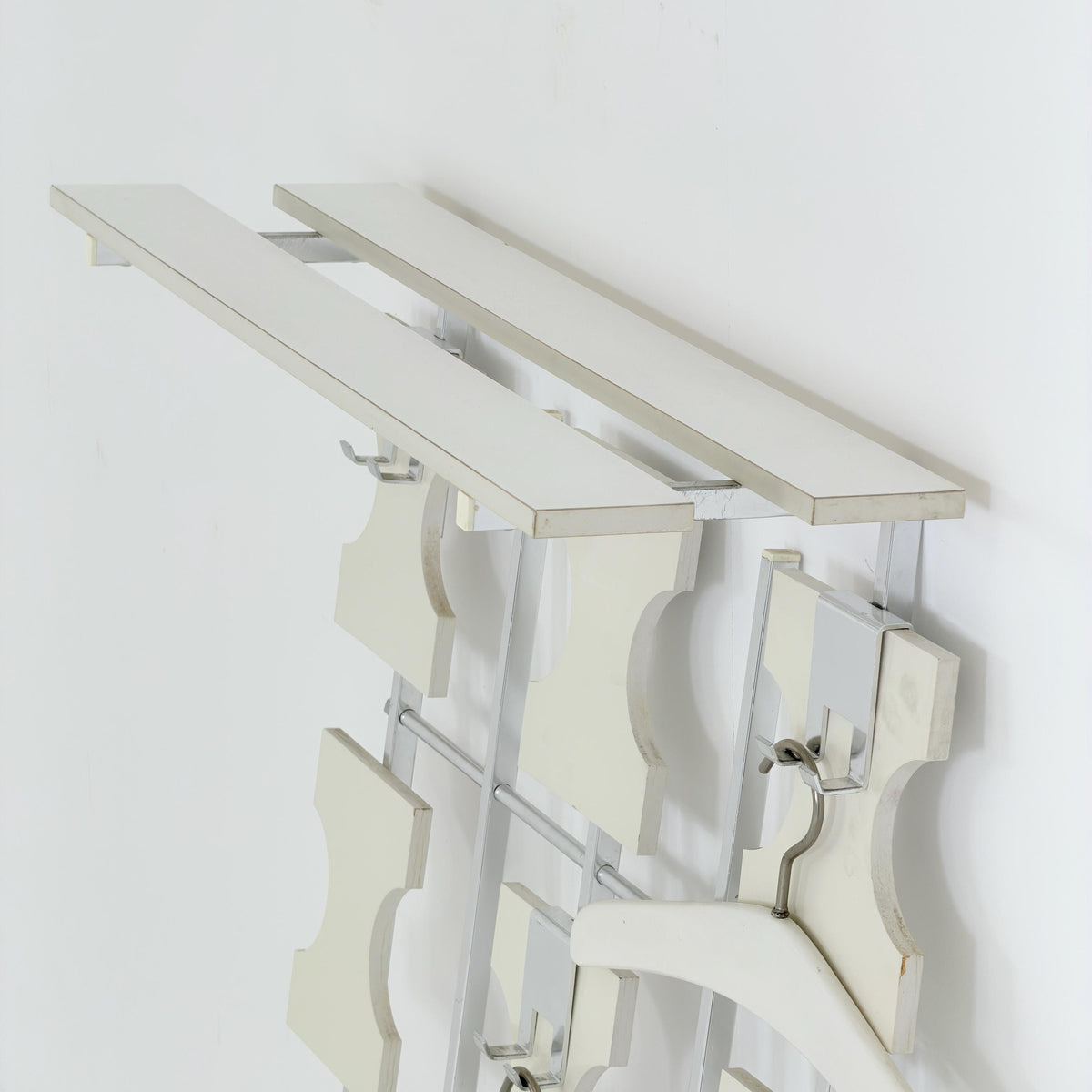 Rare Mid Century Wall Mounted Coat Rack | Modular German Design | 1970s Germany