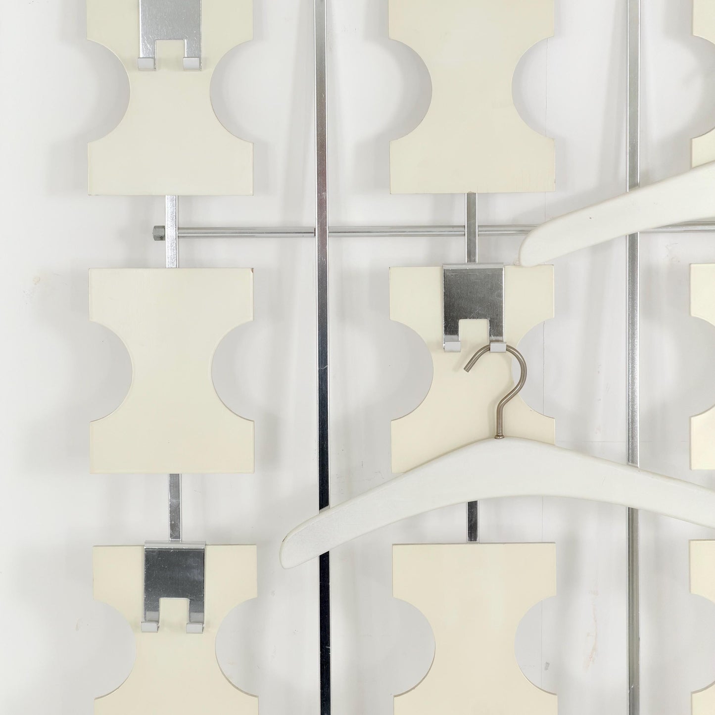 Rare Mid Century Wall Mounted Coat Rack | Modular German Design | 1970s Germany