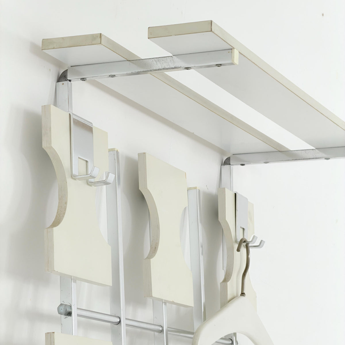 Rare Mid Century Wall Mounted Coat Rack | Modular German Design | 1970s Germany