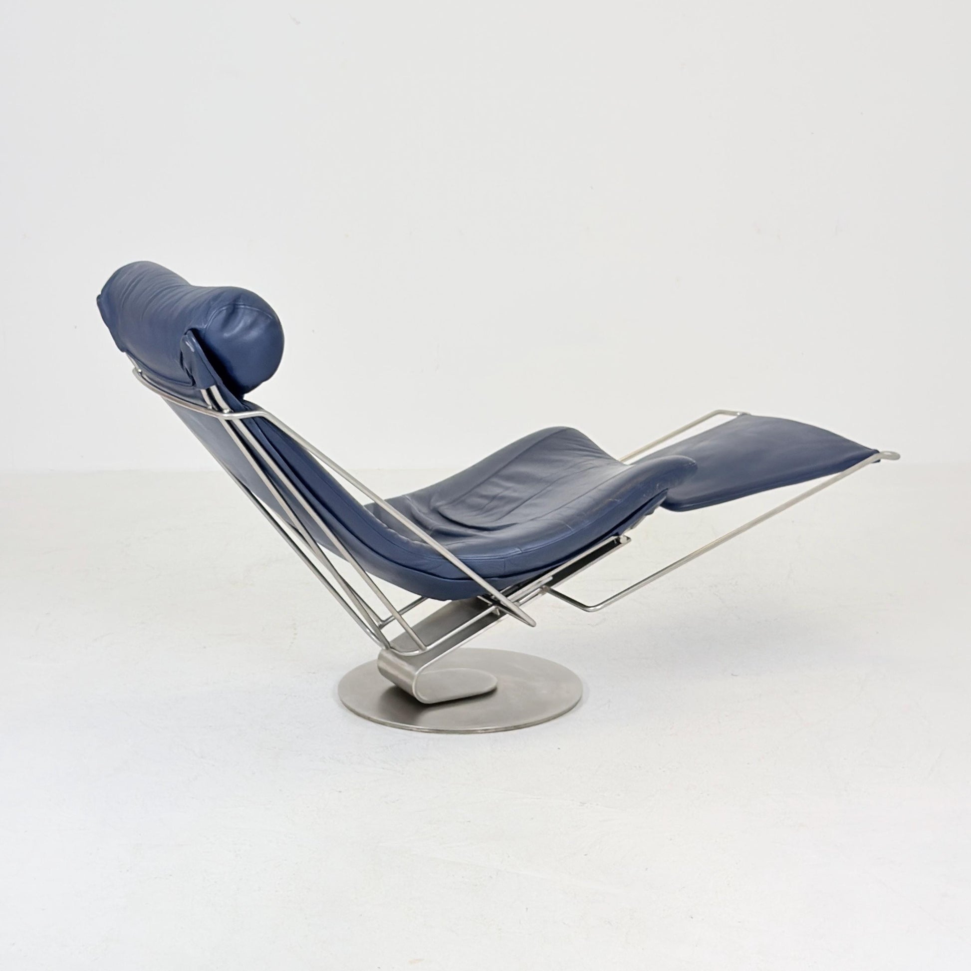 Mid Century Modern Interdane Lounge Chair by Oluf Lund for Stouby Denmark 1990s