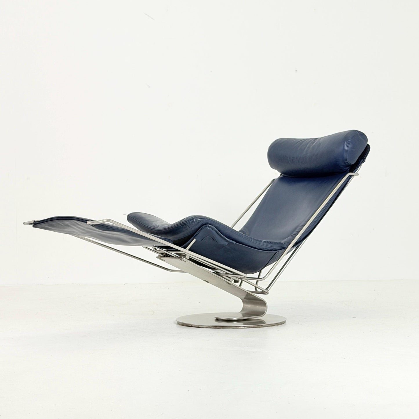 Mid Century Modern Interdane Lounge Chair by Oluf Lund for Stouby Denmark 1990s
