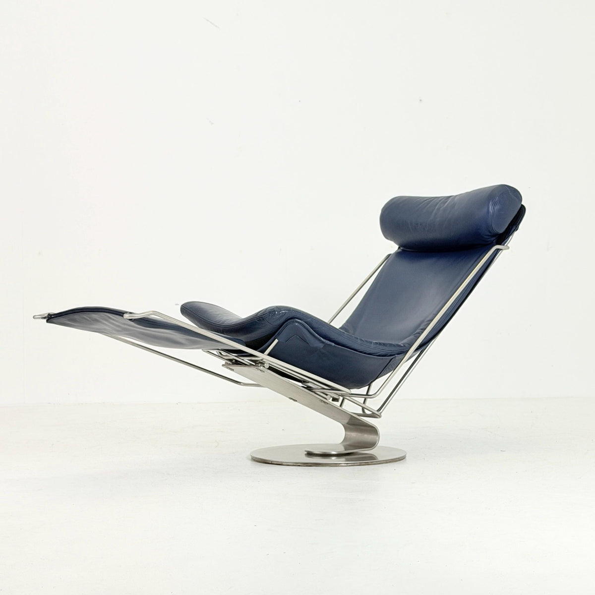 Mid Century Modern Interdane Lounge Chair by Oluf Lund for Stouby Denmark 1990s