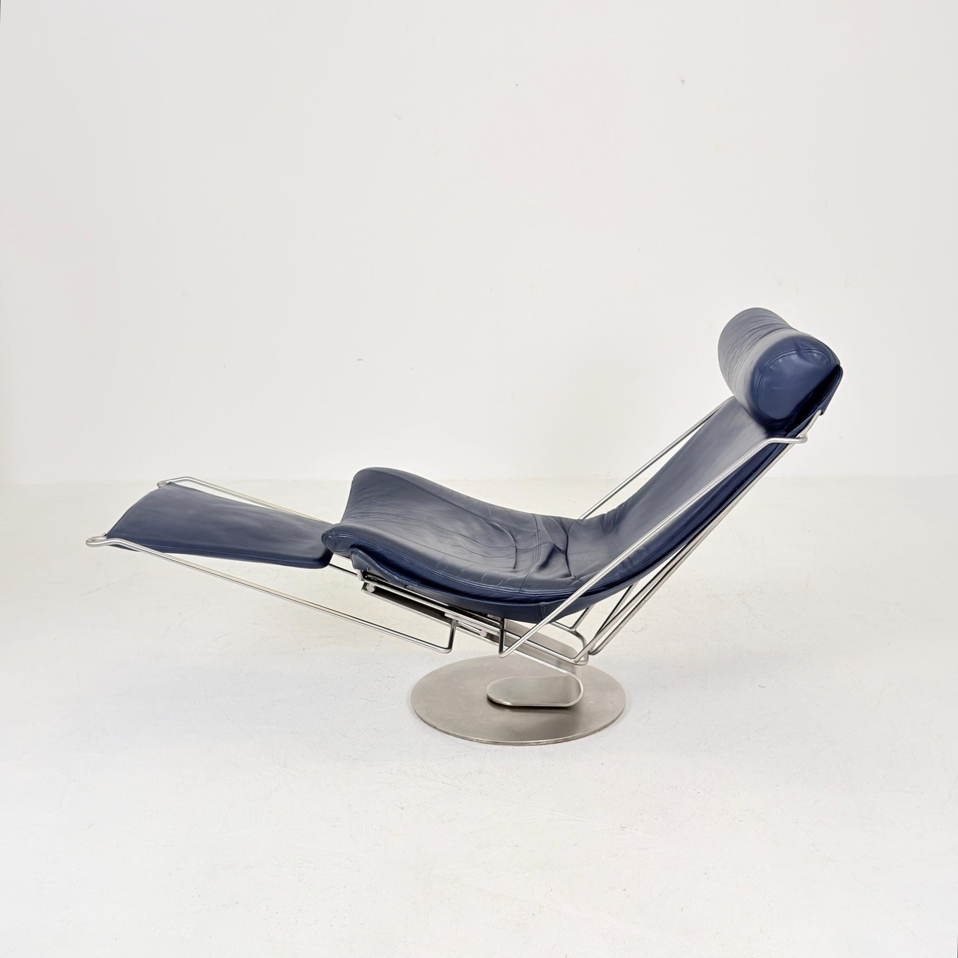 Mid Century Modern Interdane Lounge Chair by Oluf Lund for Stouby Denmark 1990s