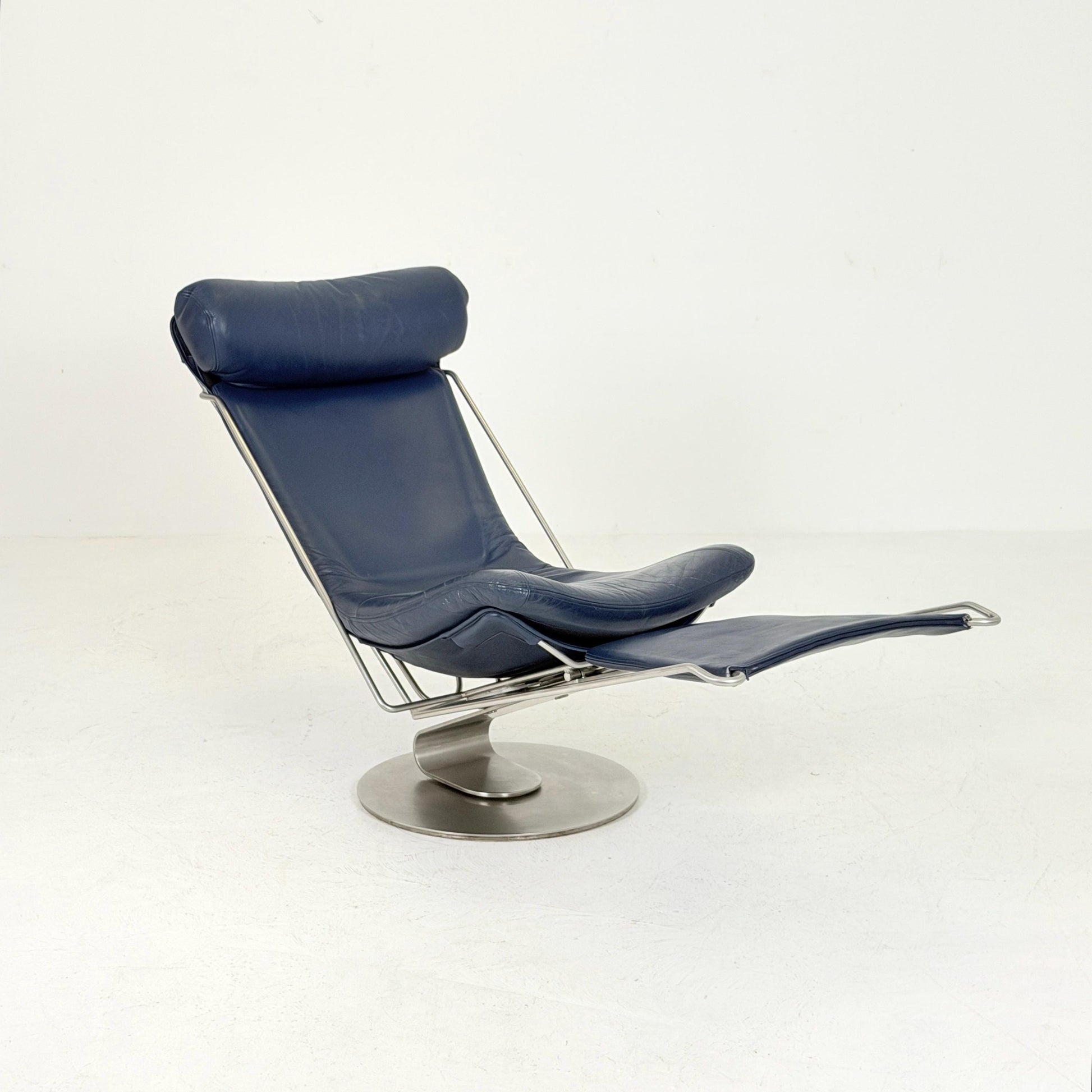 Mid Century Modern Interdane Lounge Chair by Oluf Lund for Stouby Denmark 1990s