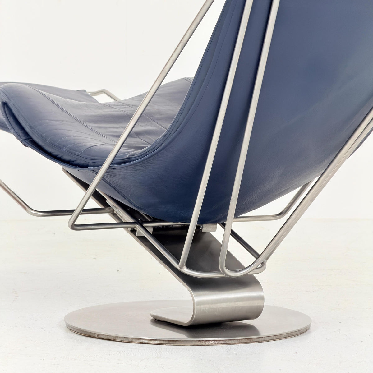 Mid Century Modern Interdane Lounge Chair by Oluf Lund for Stouby Denmark 1990s