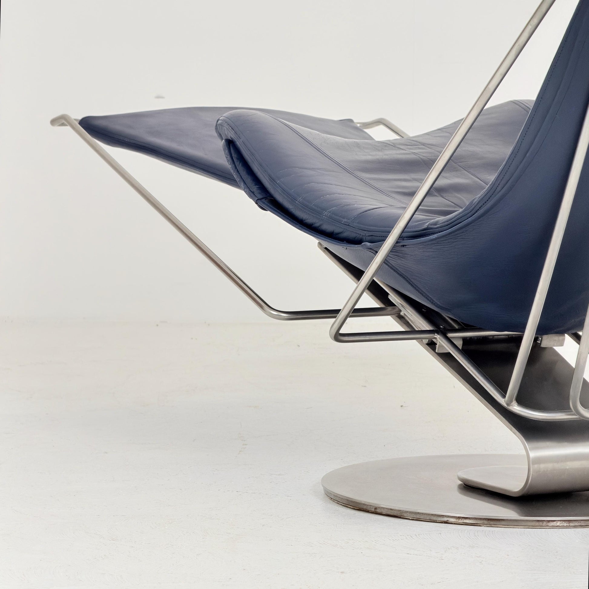 Mid Century Modern Interdane Lounge Chair by Oluf Lund for Stouby Denmark 1990s