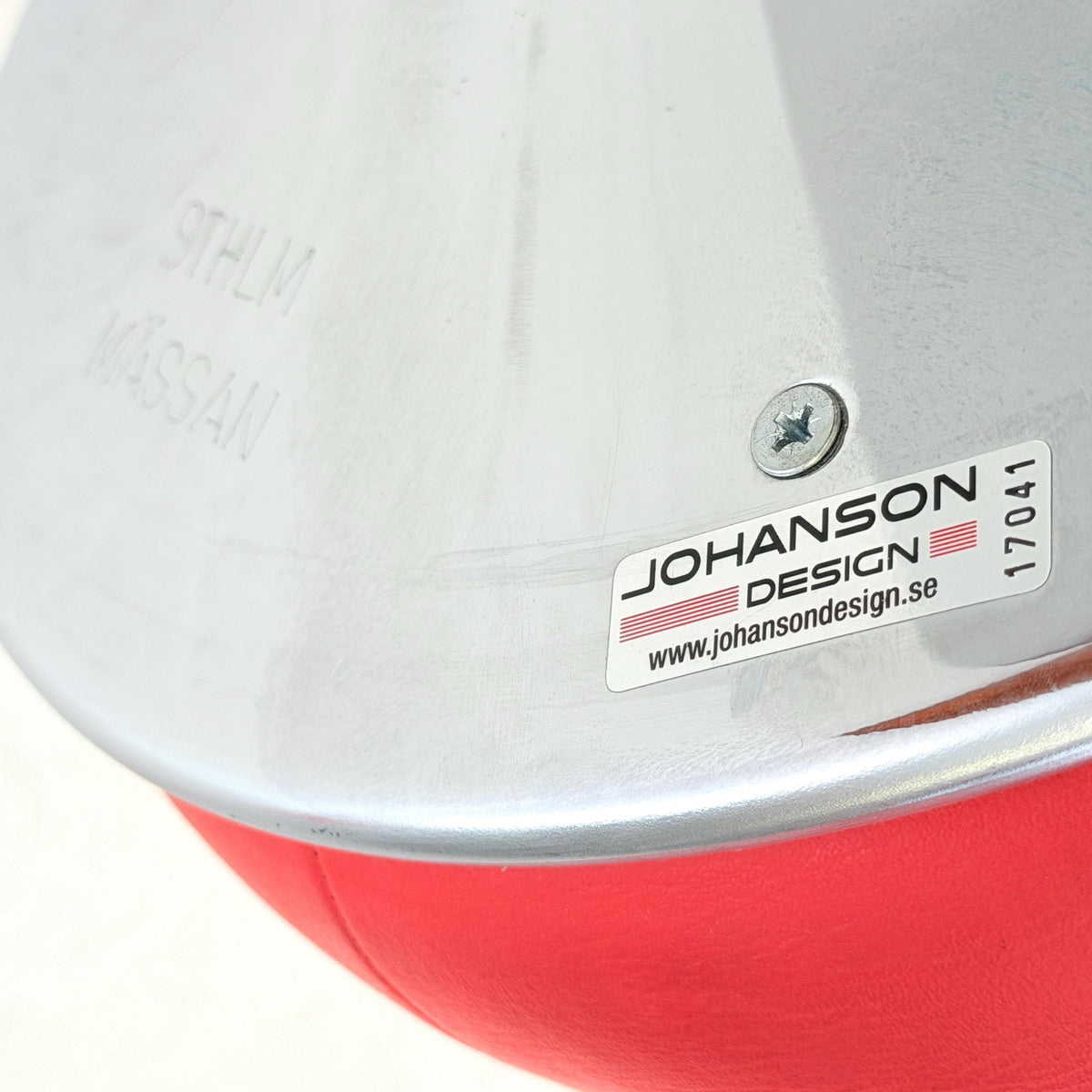Mid Century Space Age Chrome Tulip Stool by Johanson Design Sweden 1970S
