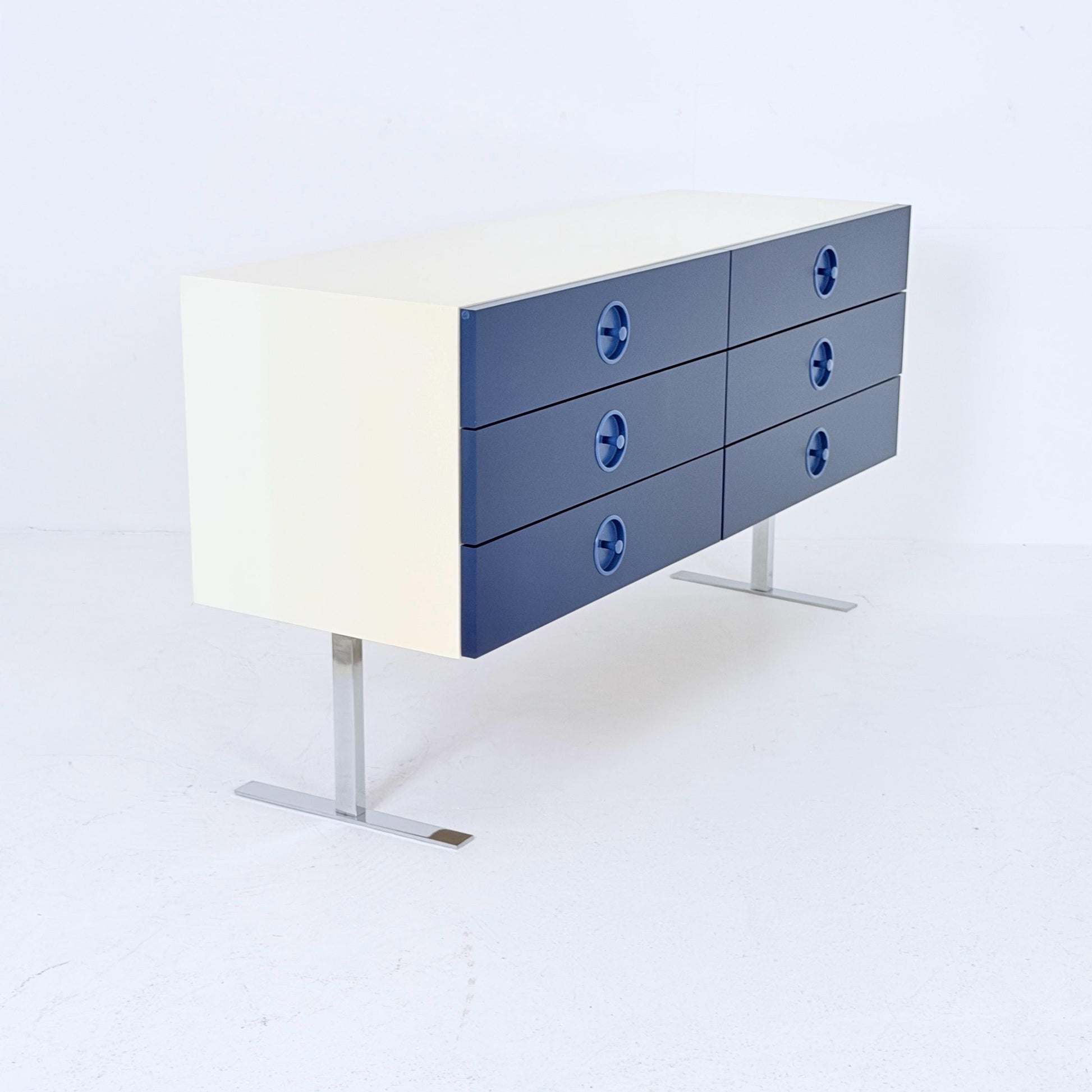 1 of 2 Mid Century Space Age sideboard - chest of drawers by Elco Germany 1970s