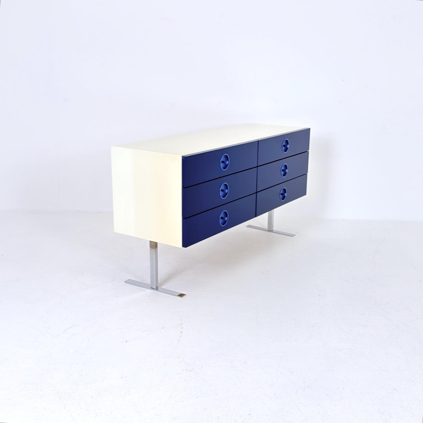 1 of 2 Mid Century Space Age sideboard - chest of drawers by Elco Germany 1970s