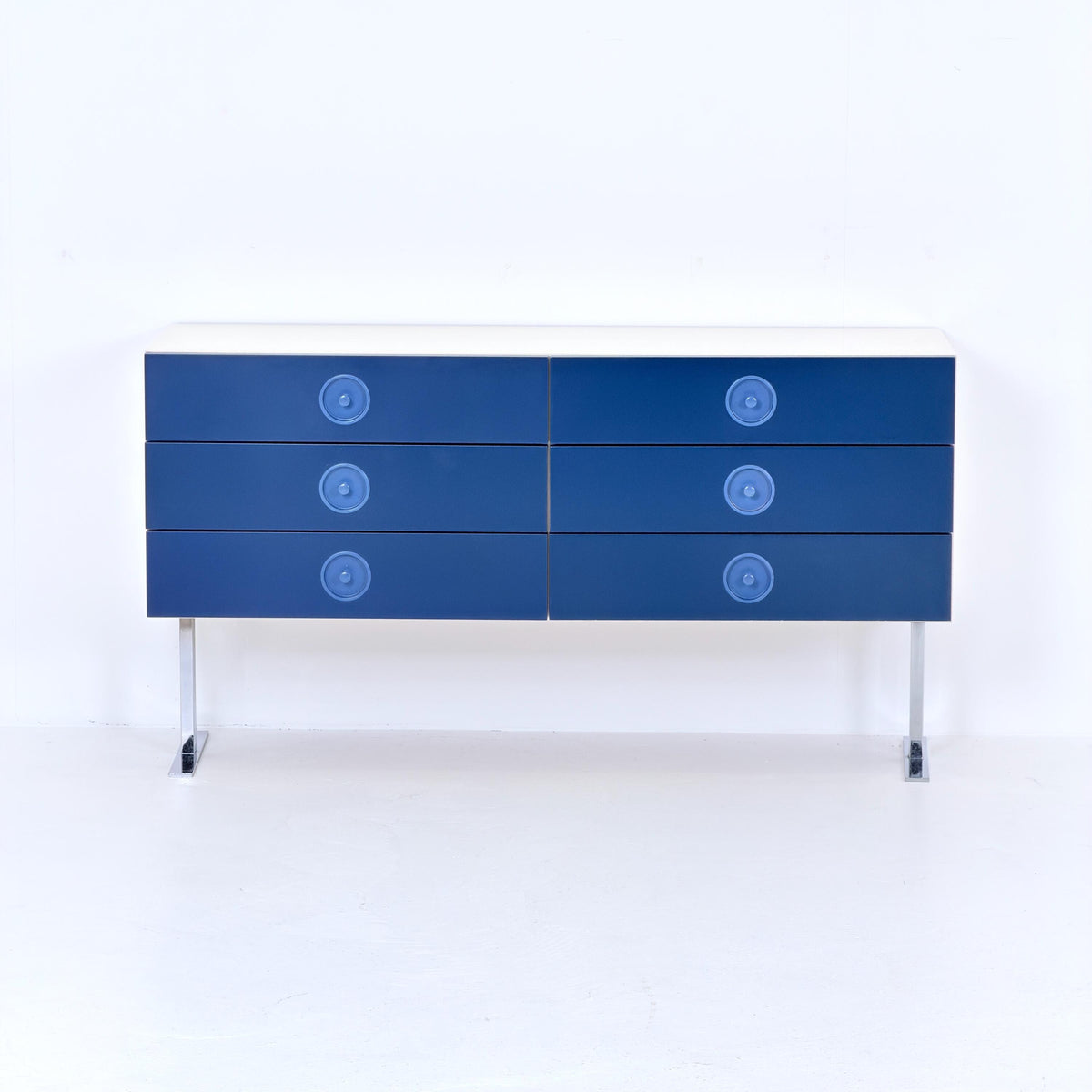 1 of 2 Mid Century Space Age sideboard - chest of drawers by Elco Germany 1970s